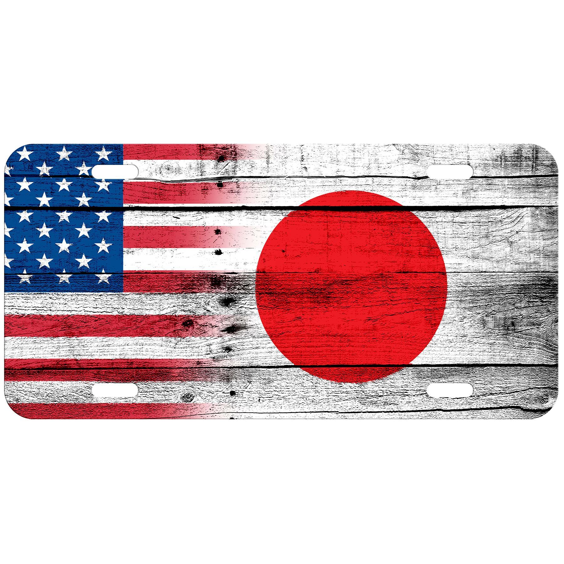 High Grade Aluminum License Plate - Flag of Japan (Japanese) - Many Options - Picture 10 of 10