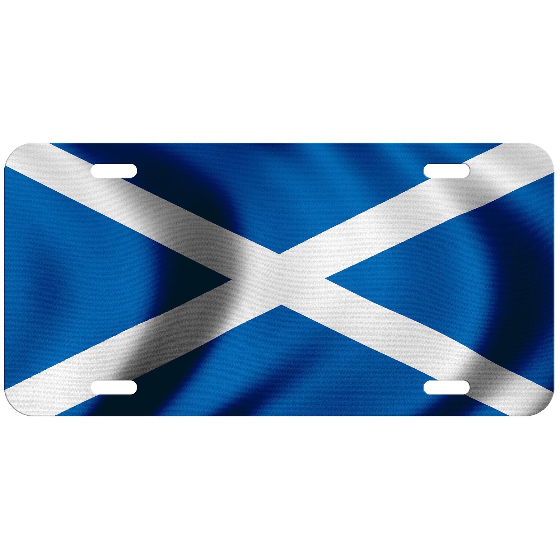 High Grade Aluminum License Plate - Flag of Scotland Scottish - Many Options - Picture 7 of 10
