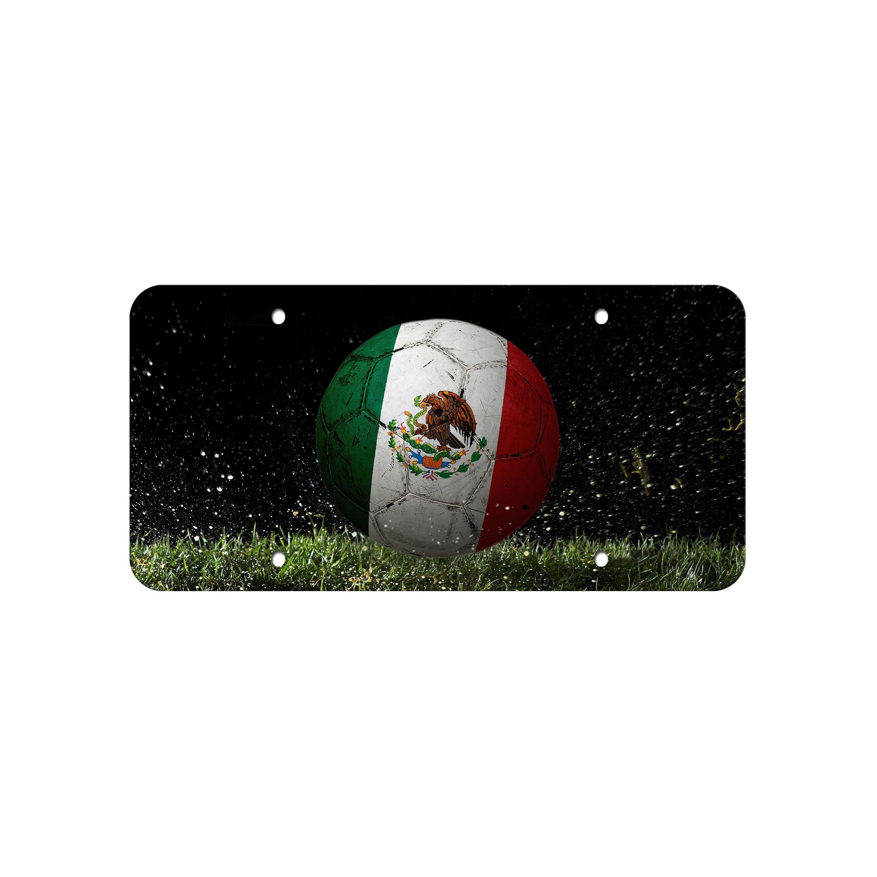 High Grade Aluminum License Plate - Flag of Mexico (Mexican) - Many Options - Picture 6 of 10
