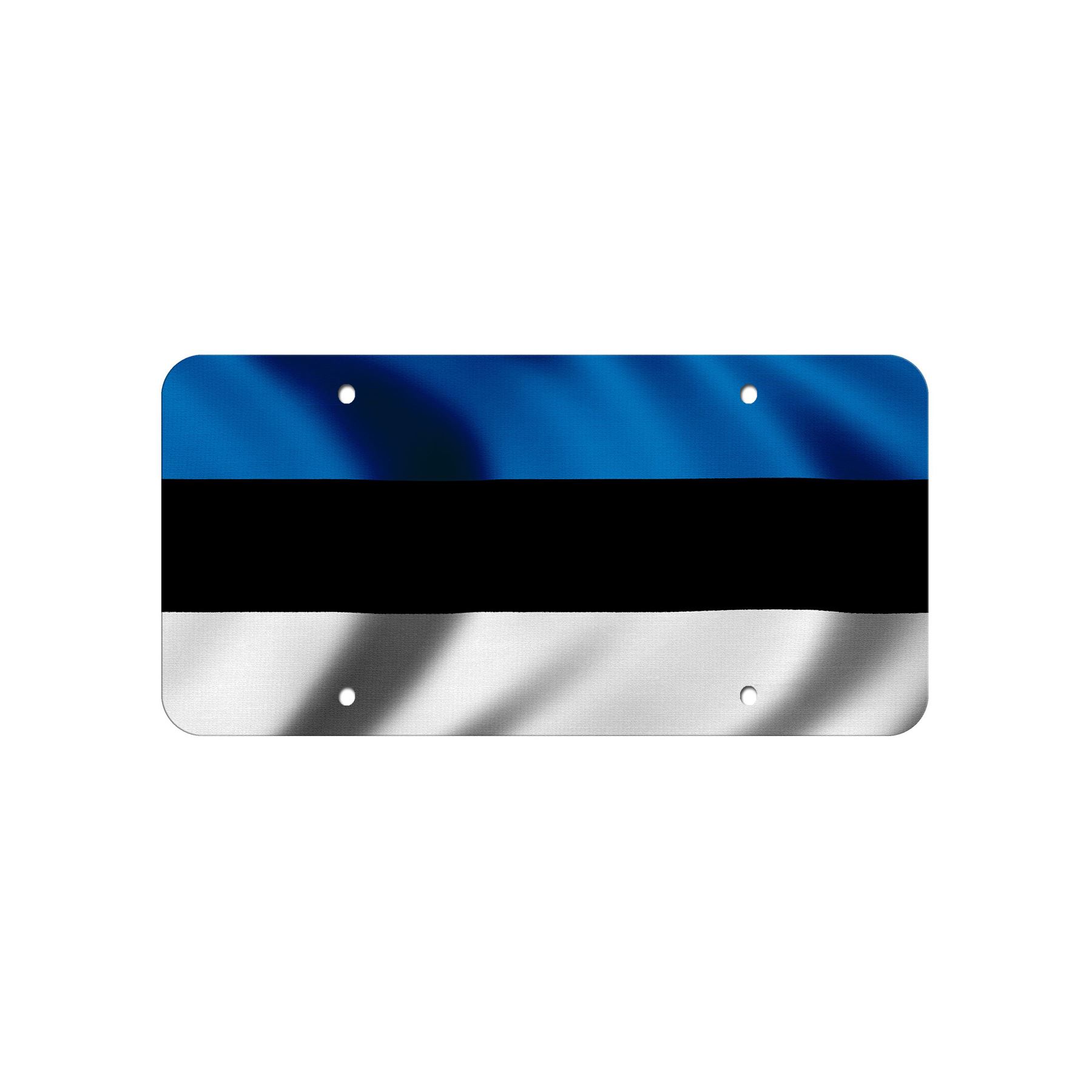 Placa de licencia de aluminio de alta calidad - bandera de Estonia (estonia) - muchas opciones - Imagen 7 de 10