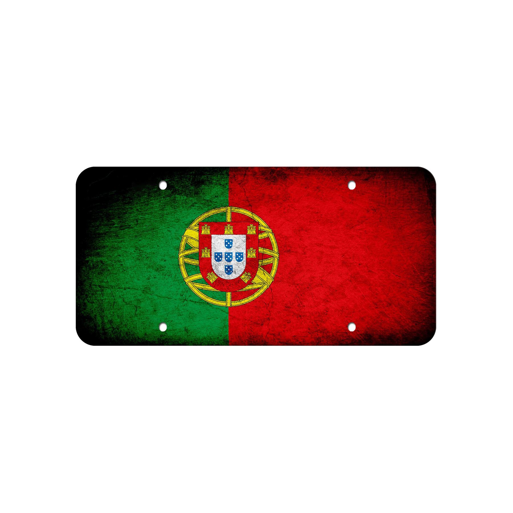 High Grade Aluminum License Plate - Flag of Portugal (Portuguese) - Many Options - Picture 4 of 10