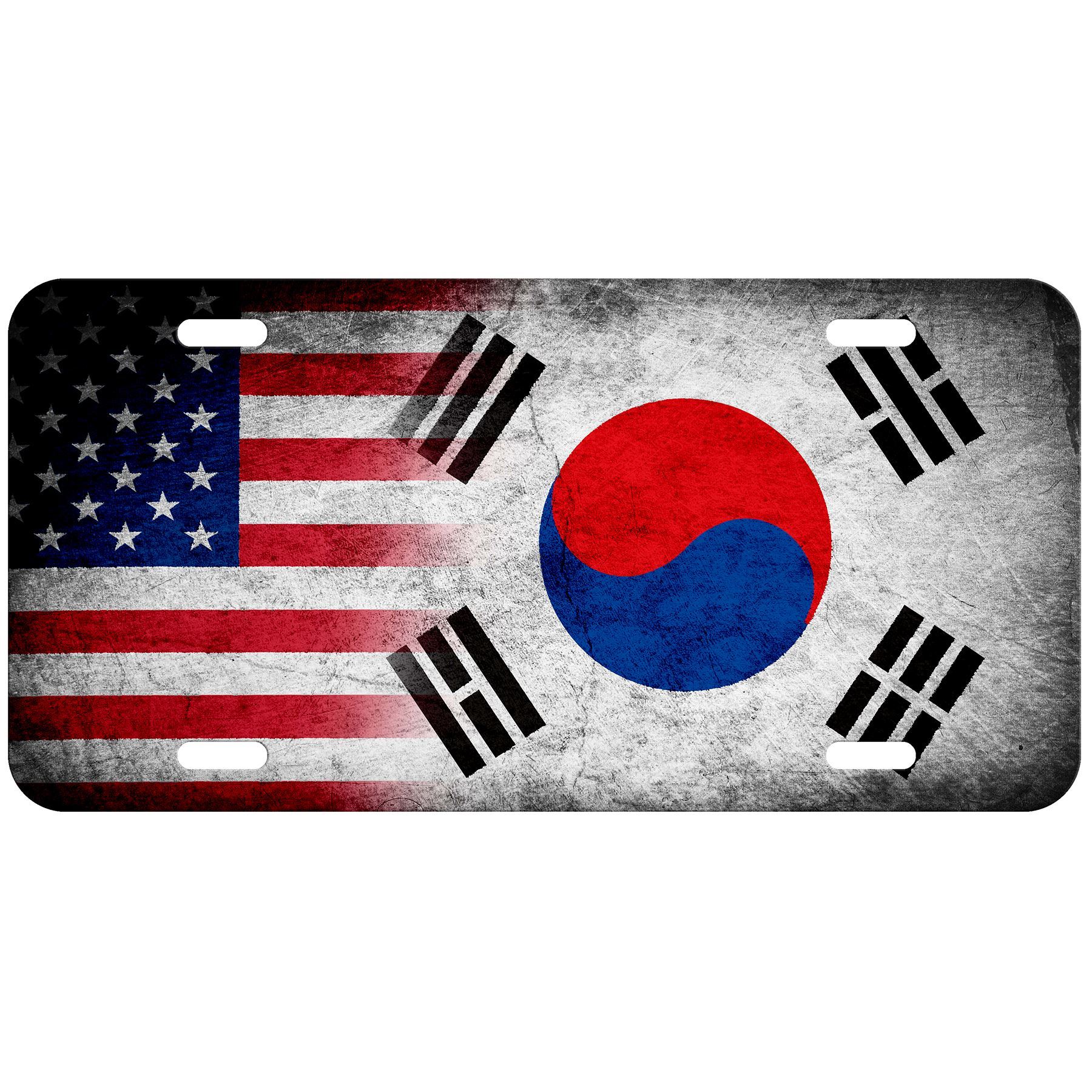 Matrícula de aluminio de alta calidad - Bandera de Corea del Sur (coreano) - Muchas opciones - Imagen 5 de 10