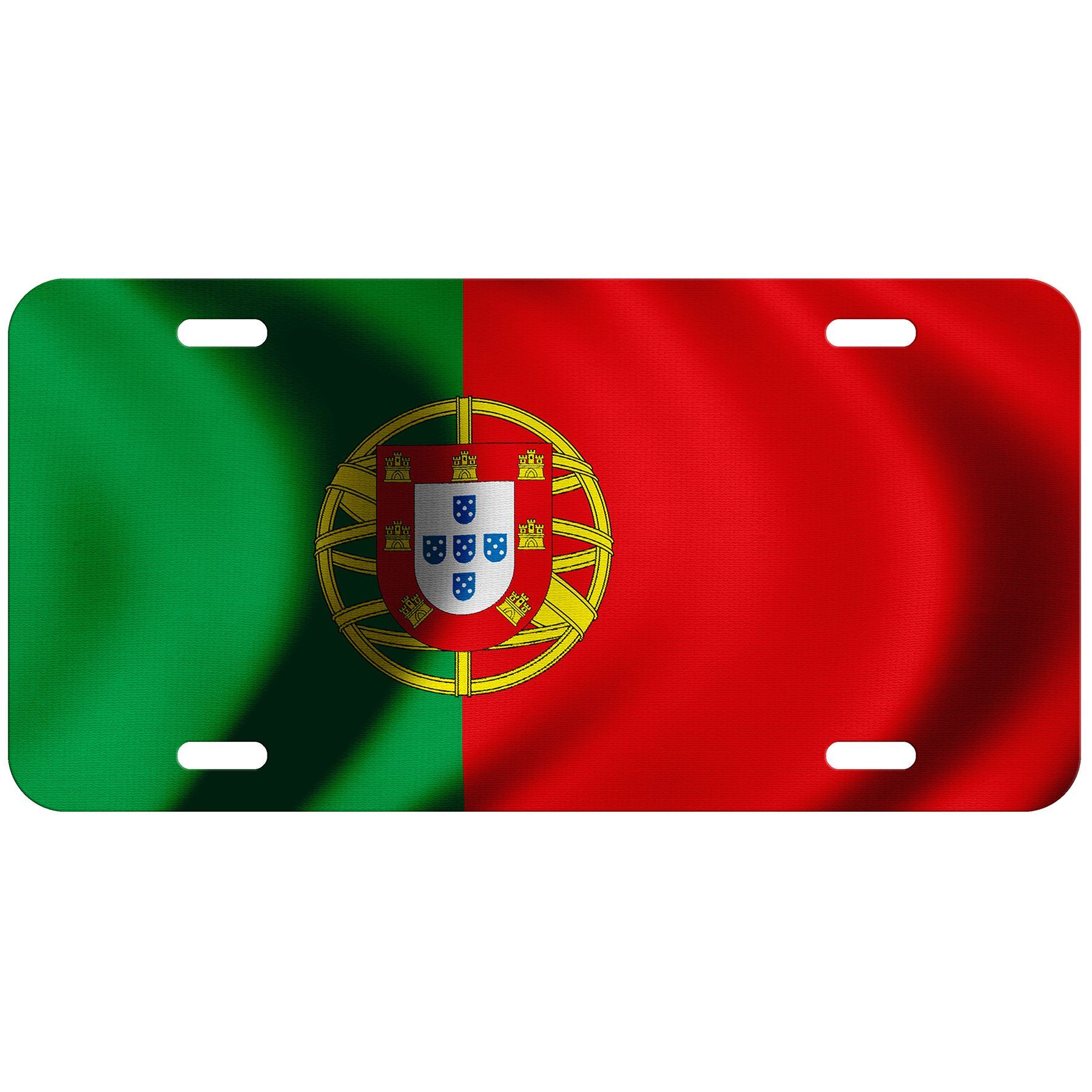 High Grade Aluminum License Plate - Flag of Portugal (Portuguese) - Many Options - Picture 7 of 10