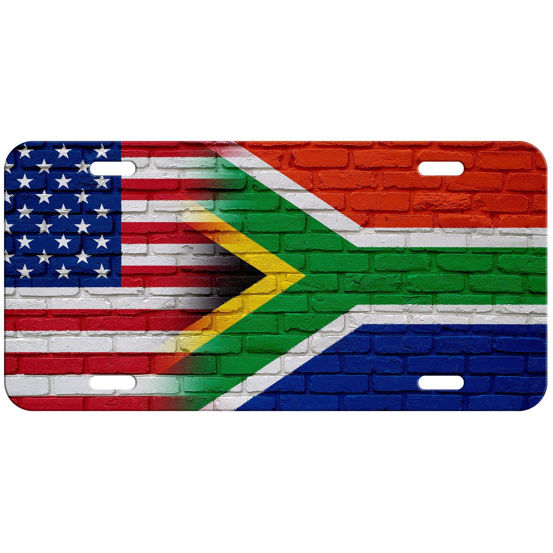 Aluminum License Plate - Flag of South Africa (African) - Many Options - Picture 3 of 10