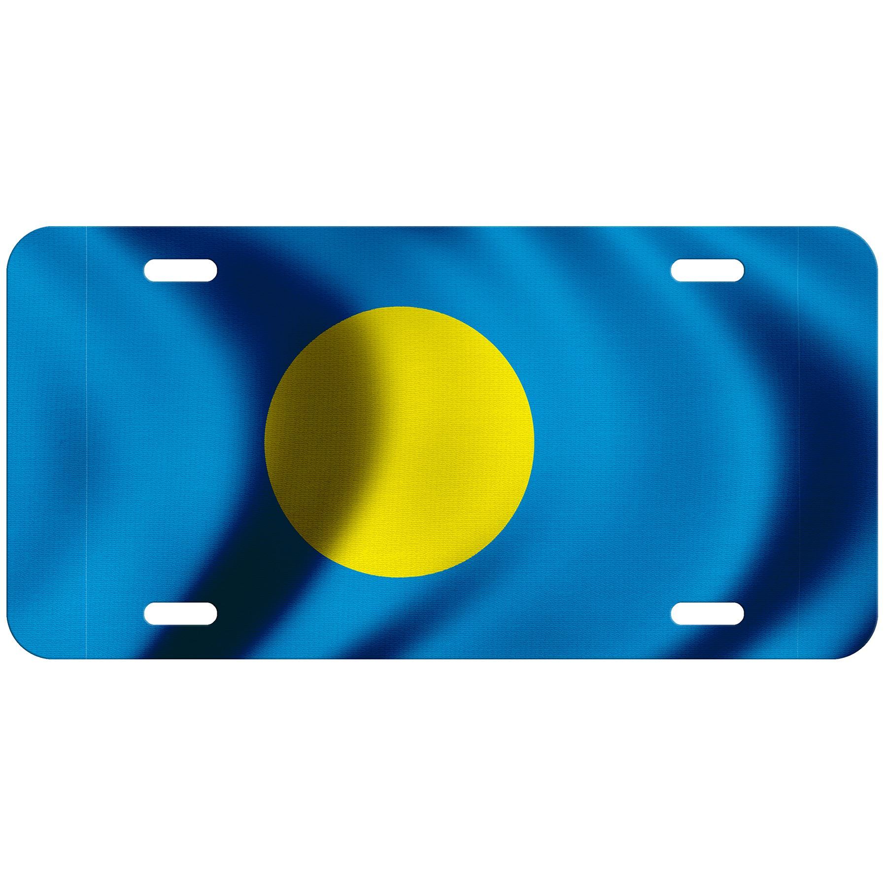 High Grade Aluminum License Plate - Flag of Palau (Palauan) - Many Options - Picture 7 of 10