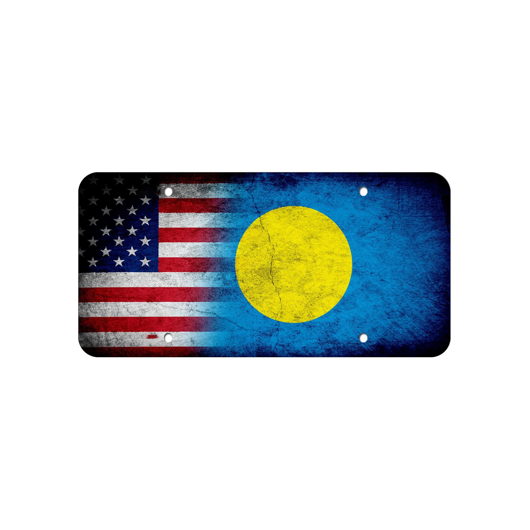 High Grade Aluminum License Plate - Flag of Palau (Palauan) - Many Options - Picture 5 of 10