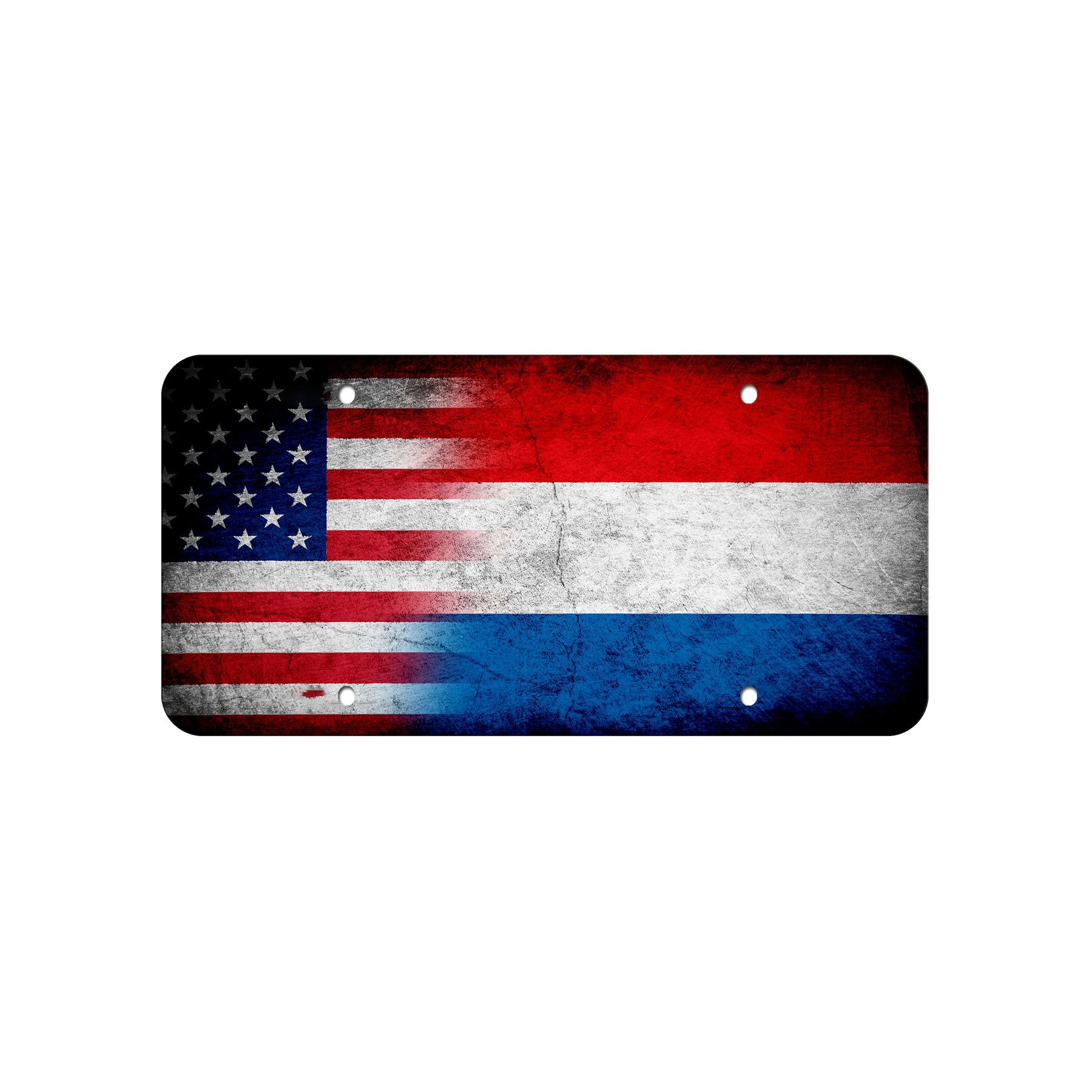 High Grade Aluminum License Plate - Flag of Netherlands (Dutch) - Many Options - Picture 5 of 10
