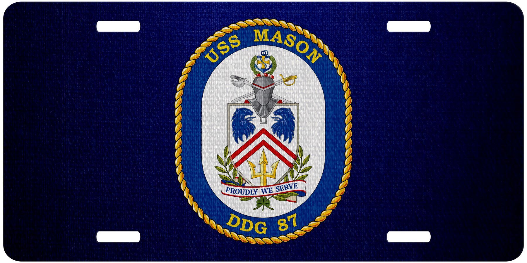 High Grade Aluminum License Plate - US Navy Divisions - Many Options - Picture 19 of 31