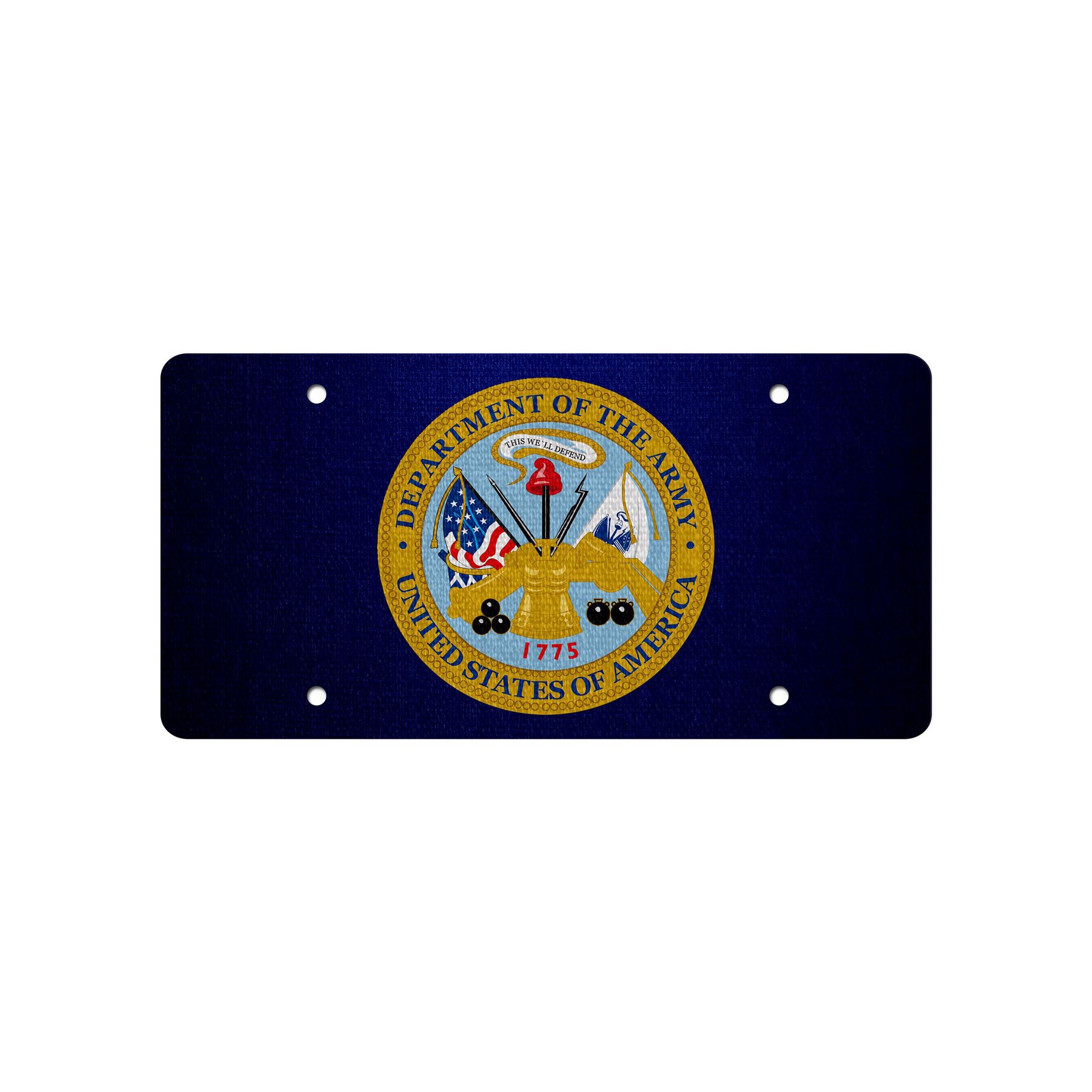 High Grade Aluminum License Plate - US Army Divisions - Many Options - Picture 16 of 17