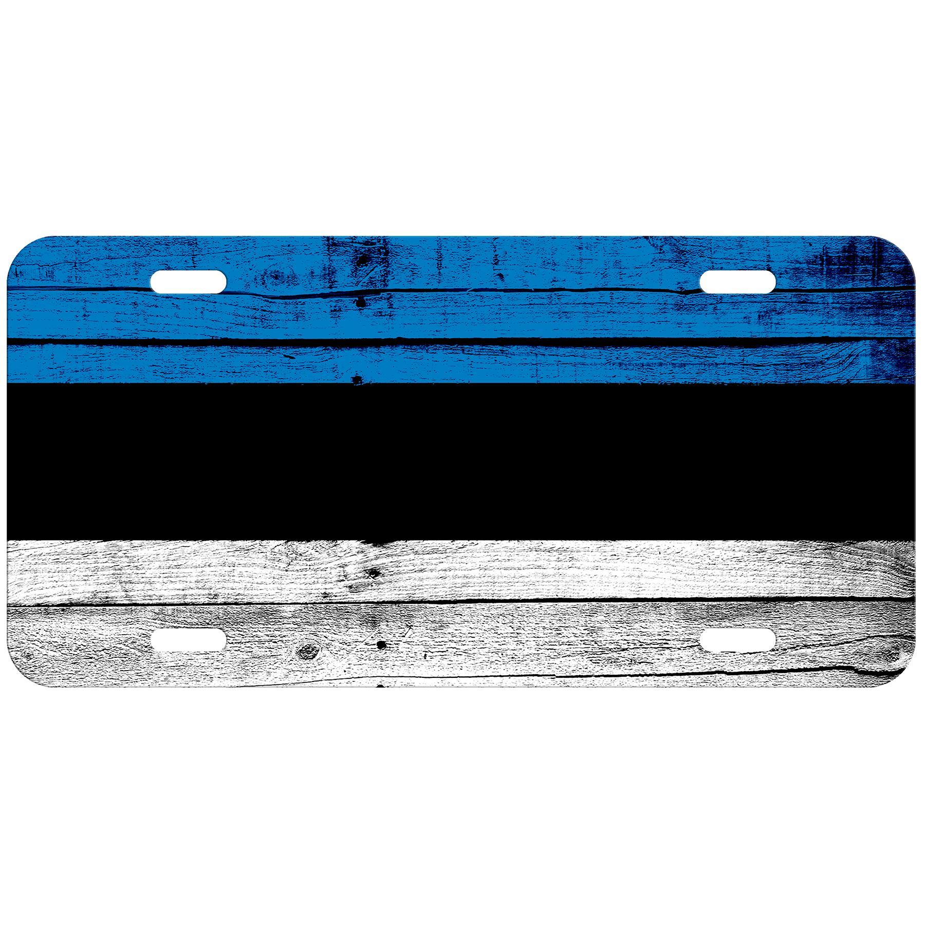 Placa de licencia de aluminio de alta calidad - bandera de Estonia (estonia) - muchas opciones - Imagen 9 de 10