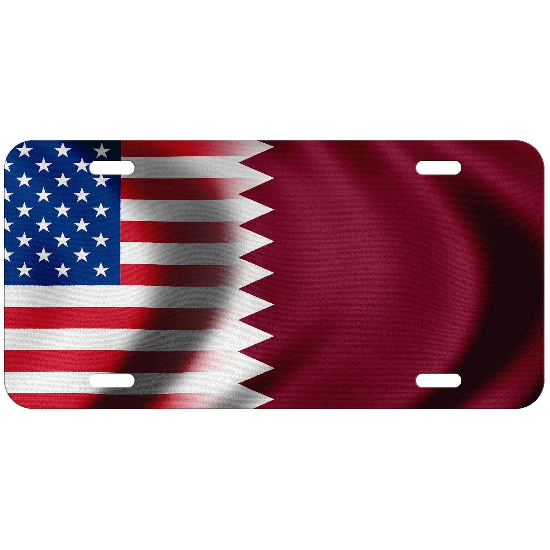 High Grade Aluminum License Plate - Flag of Qatar (Qatari) - Many Options - Picture 8 of 10