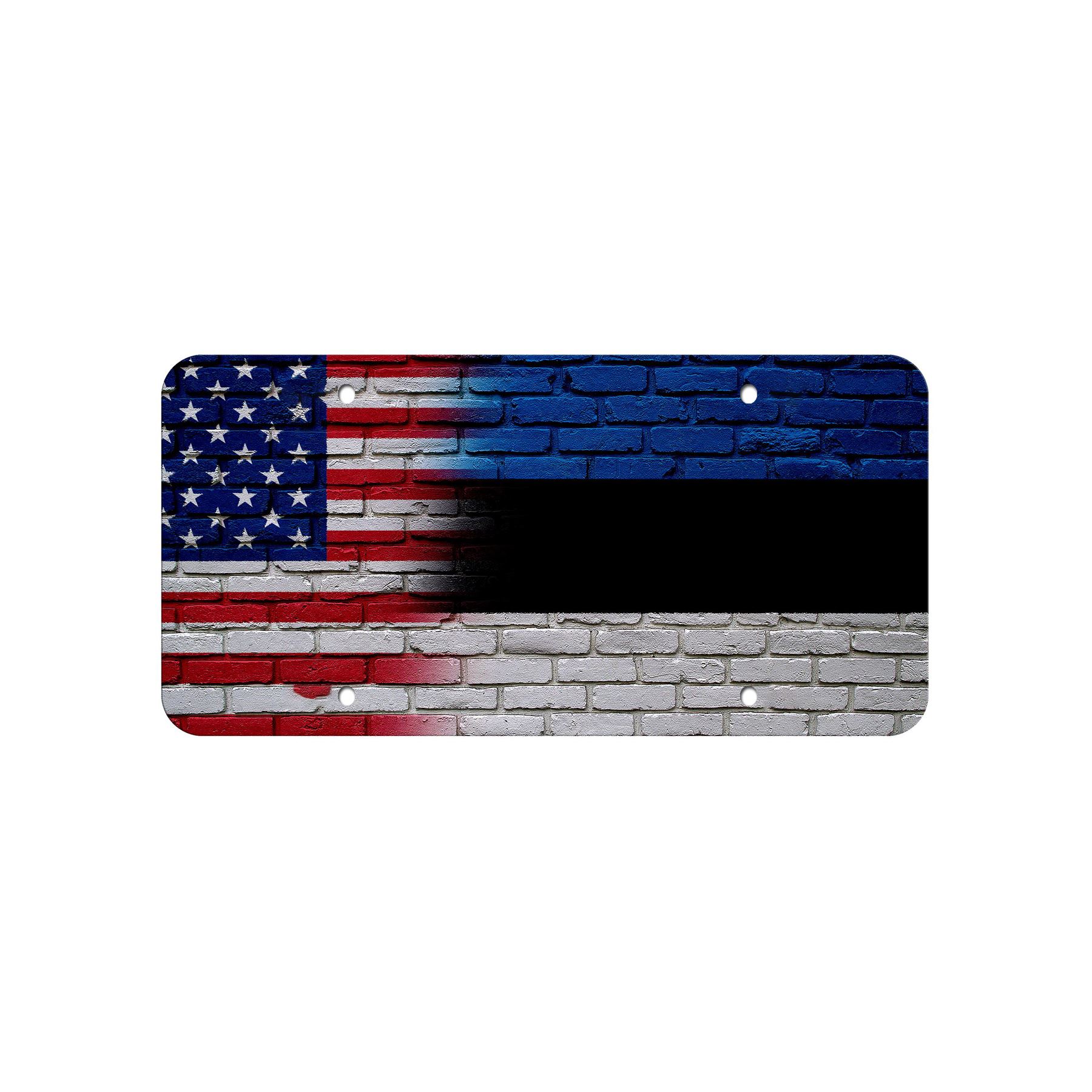 Placa de licencia de aluminio de alta calidad - bandera de Estonia (estonia) - muchas opciones - Imagen 3 de 10