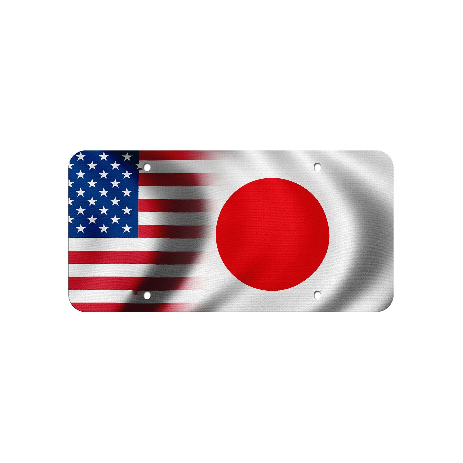 High Grade Aluminum License Plate - Flag of Japan (Japanese) - Many Options - Picture 8 of 10