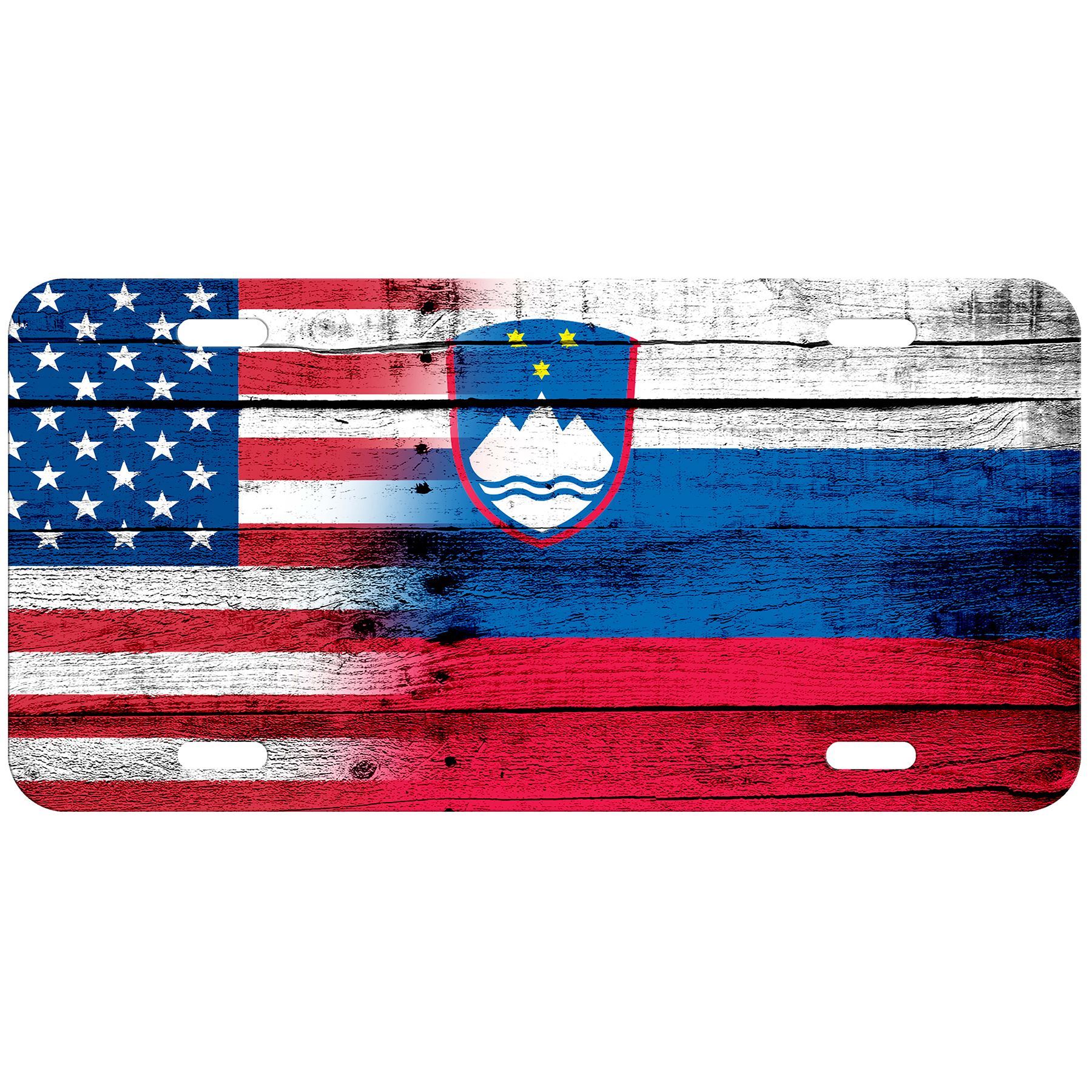 High Grade Aluminum License Plate - Flag of Slovenia (Slovene) - Many Options - Picture 10 of 10