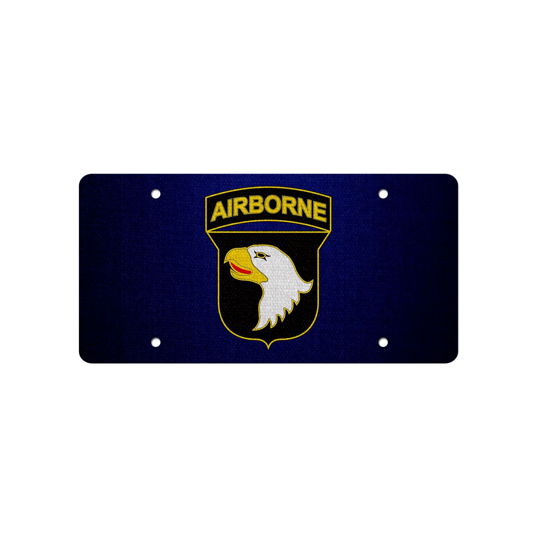High Grade Aluminum License Plate - US Army Divisions - Many Options - Picture 8 of 13