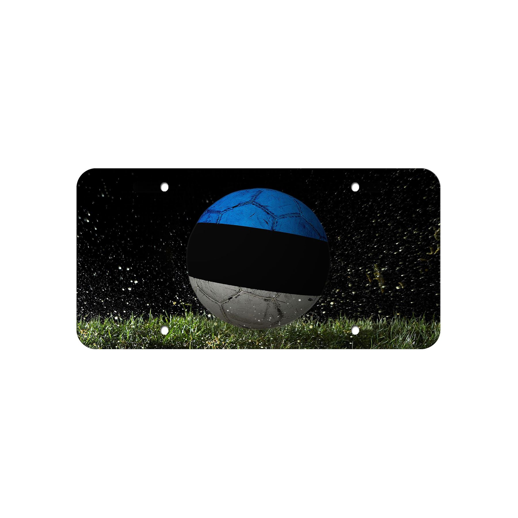 Placa de licencia de aluminio de alta calidad - bandera de Estonia (estonia) - muchas opciones - Imagen 6 de 10