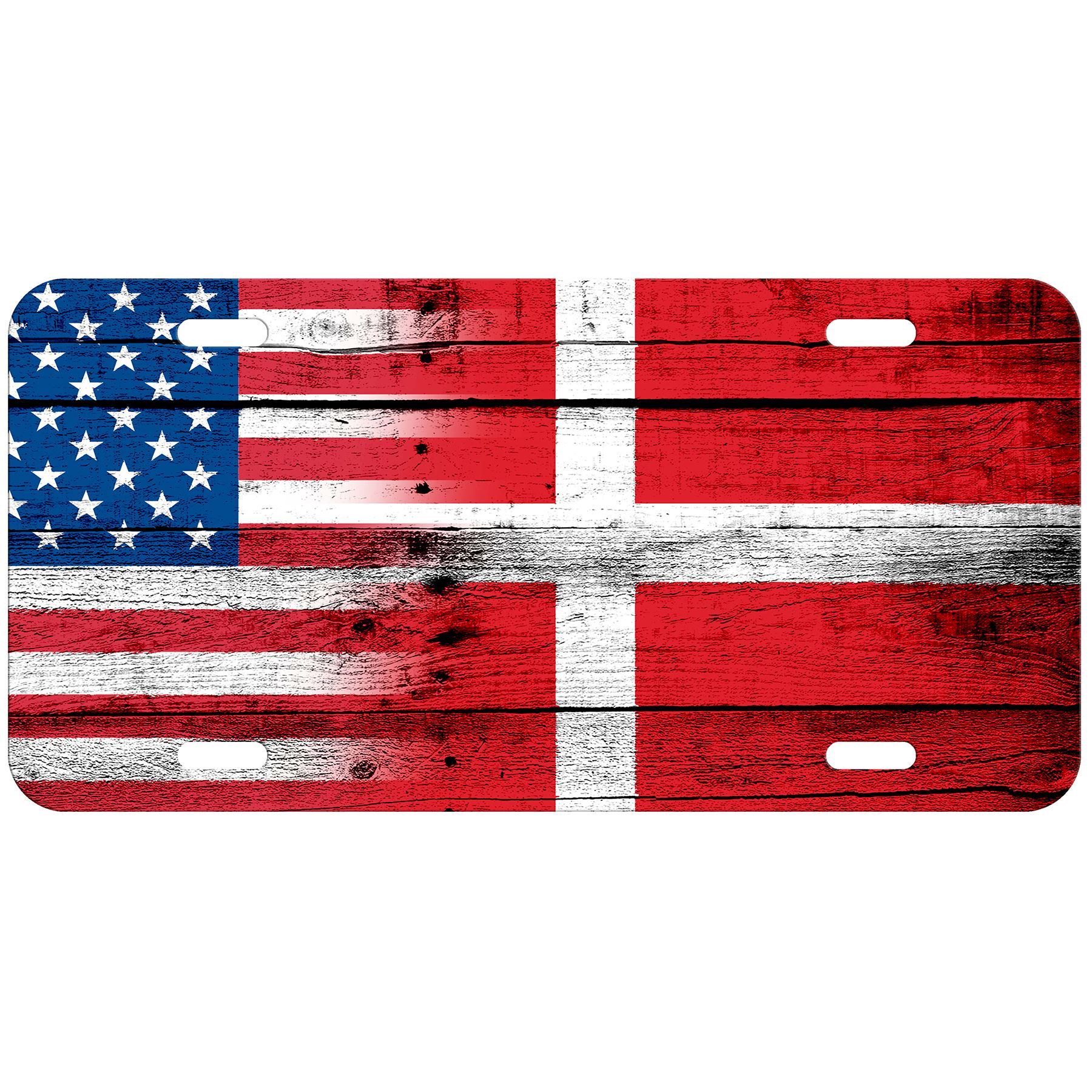 High Grade Aluminum License Plate - Flag of Denmark (Dane) - Many Options - Picture 10 of 10