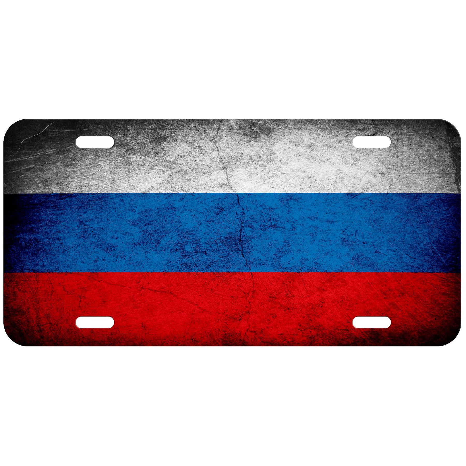 Targa in alluminio - bandiera della Federazione Russa Russia - molte opzioni - Foto 4 di 10