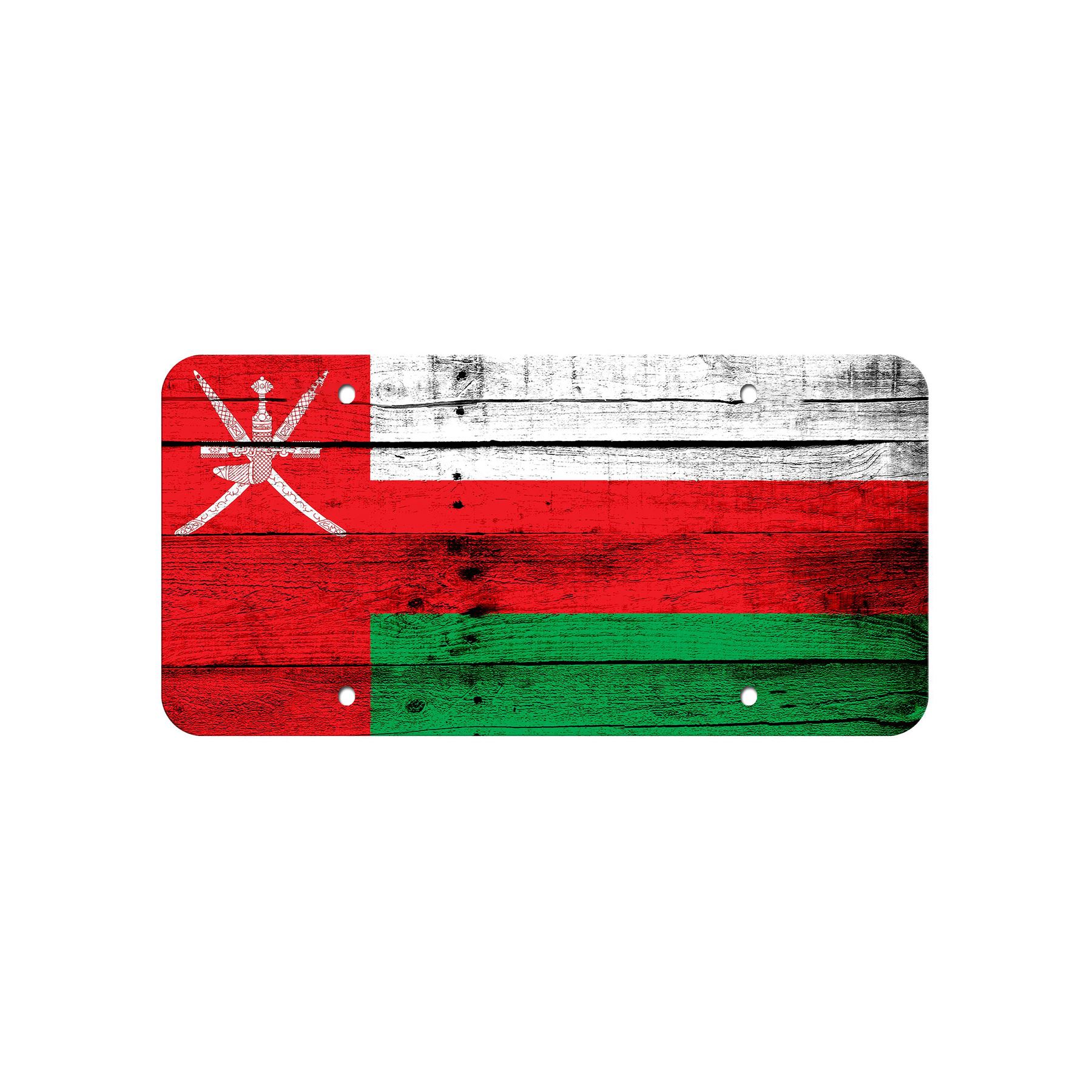 High Grade Aluminum License Plate - Flag of Oman (Omani) - Many Options - Picture 9 of 10