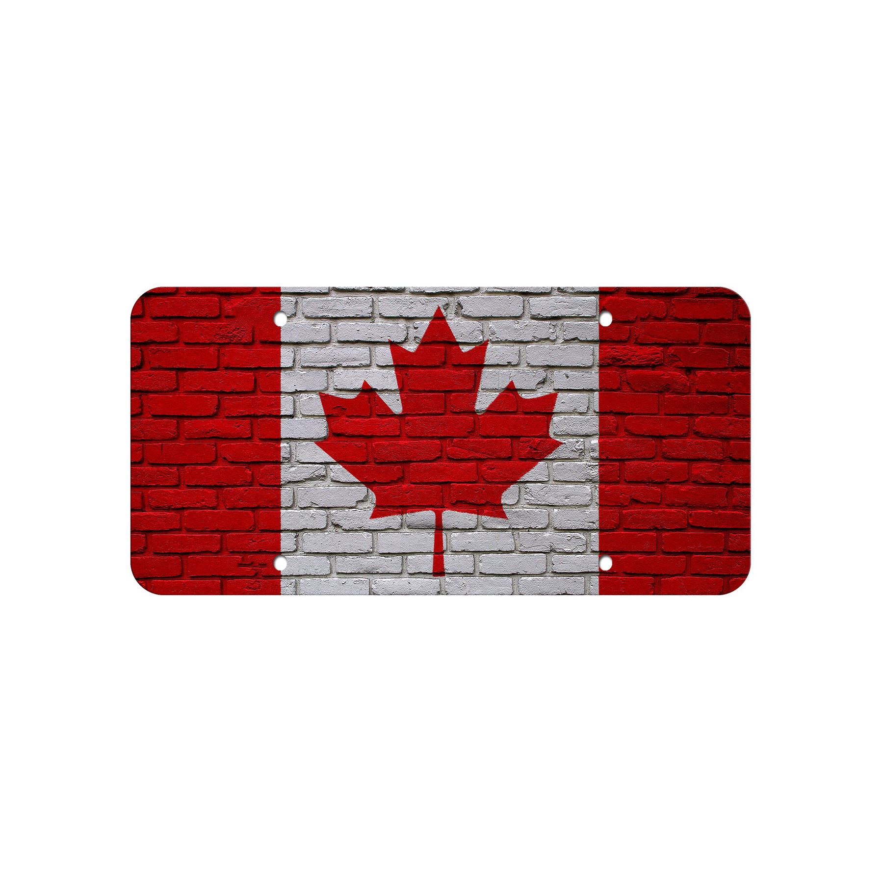 Hochwertiges Aluminium-Nummernschild - Flagge von Kanada (Kanadisch) - viele Optionen - Bild 2 von 10