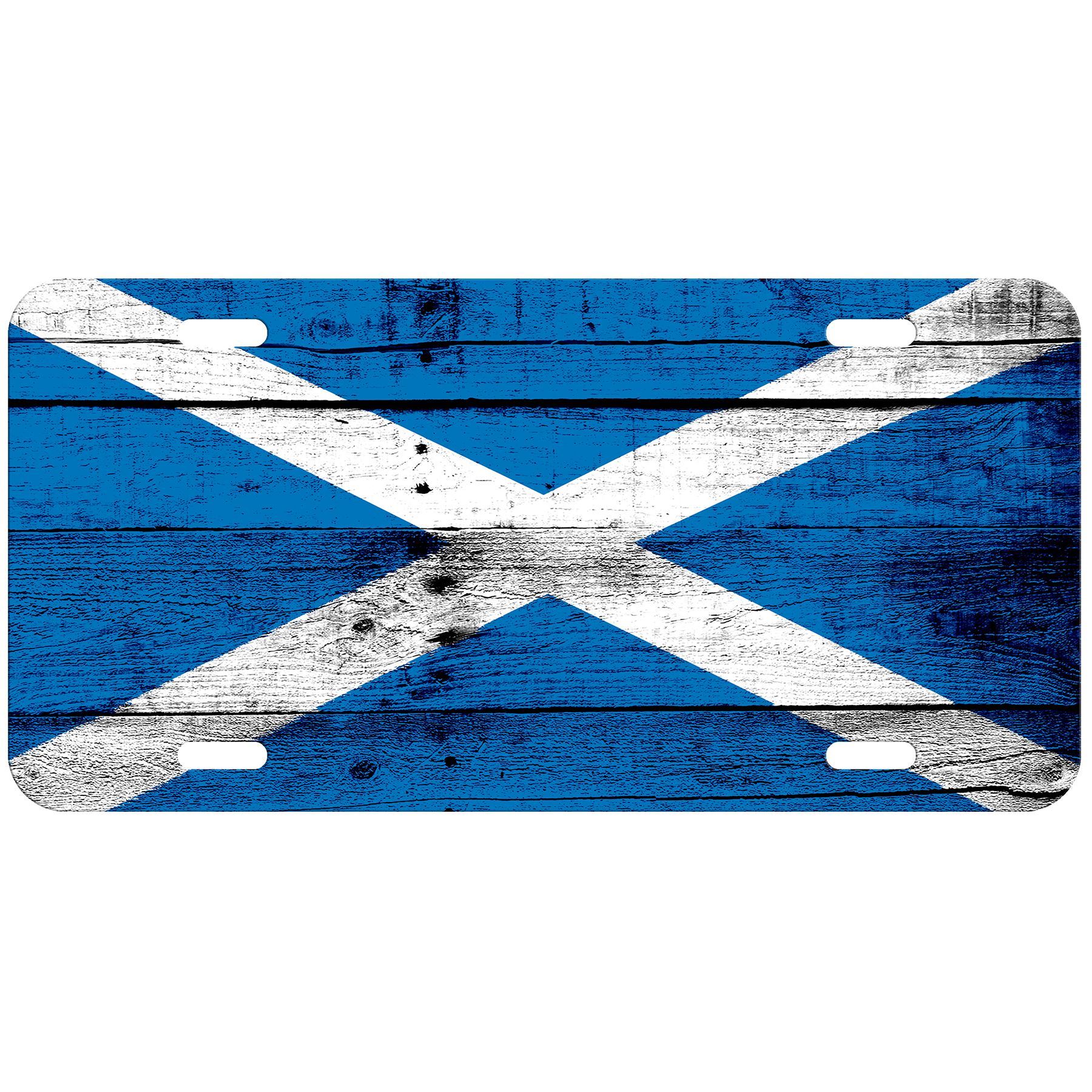 High Grade Aluminum License Plate - Flag of Scotland Scottish - Many Options - Picture 9 of 10