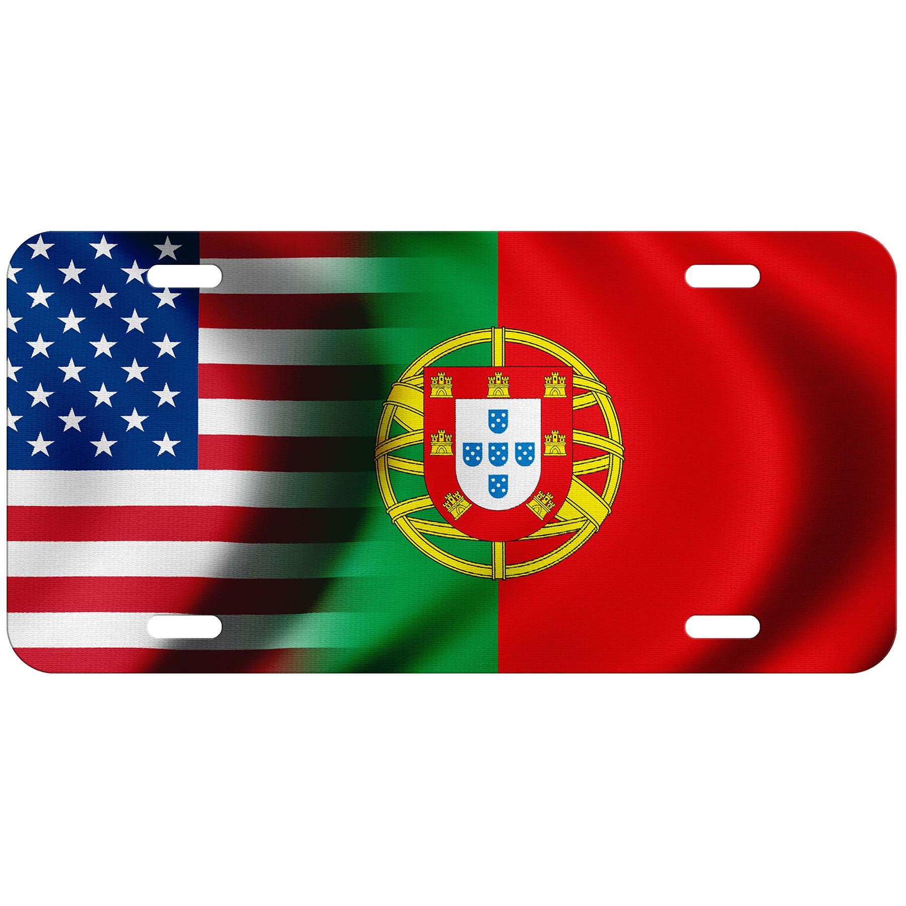 High Grade Aluminum License Plate - Flag of Portugal (Portuguese) - Many Options - Picture 8 of 10
