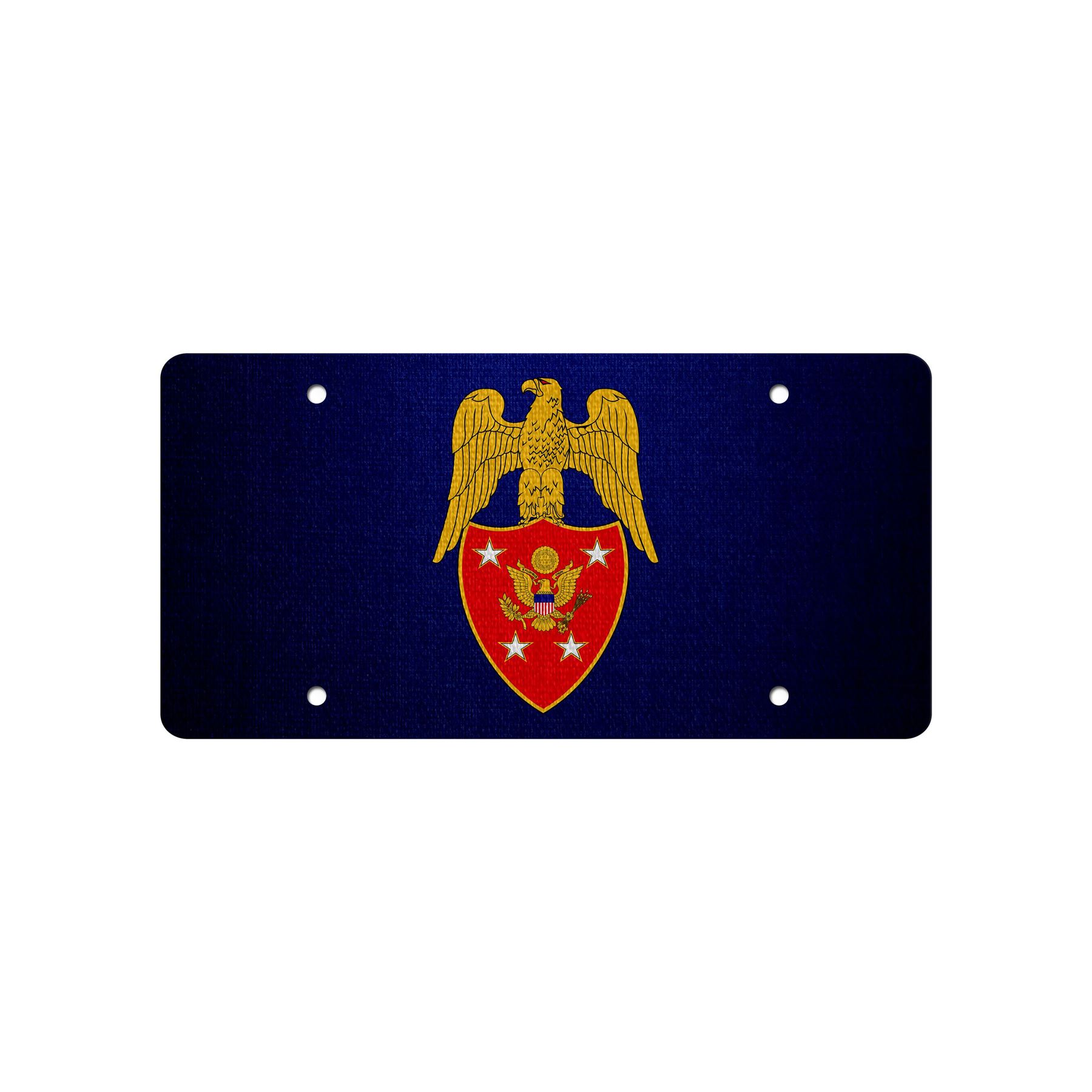 High Grade Aluminum License Plate - US Army Divisions - Many Options - Picture 4 of 17