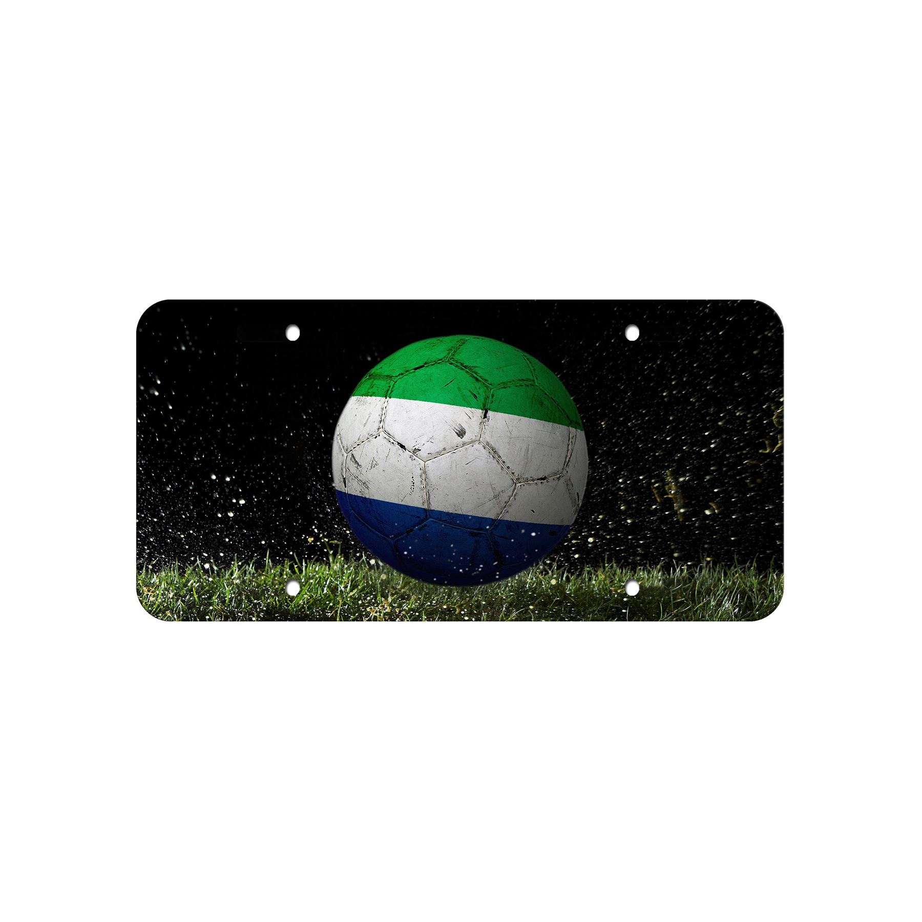Aluminum License Plate - Flag of Sierra Leone (Leonean) - Many Options - Picture 6 of 10