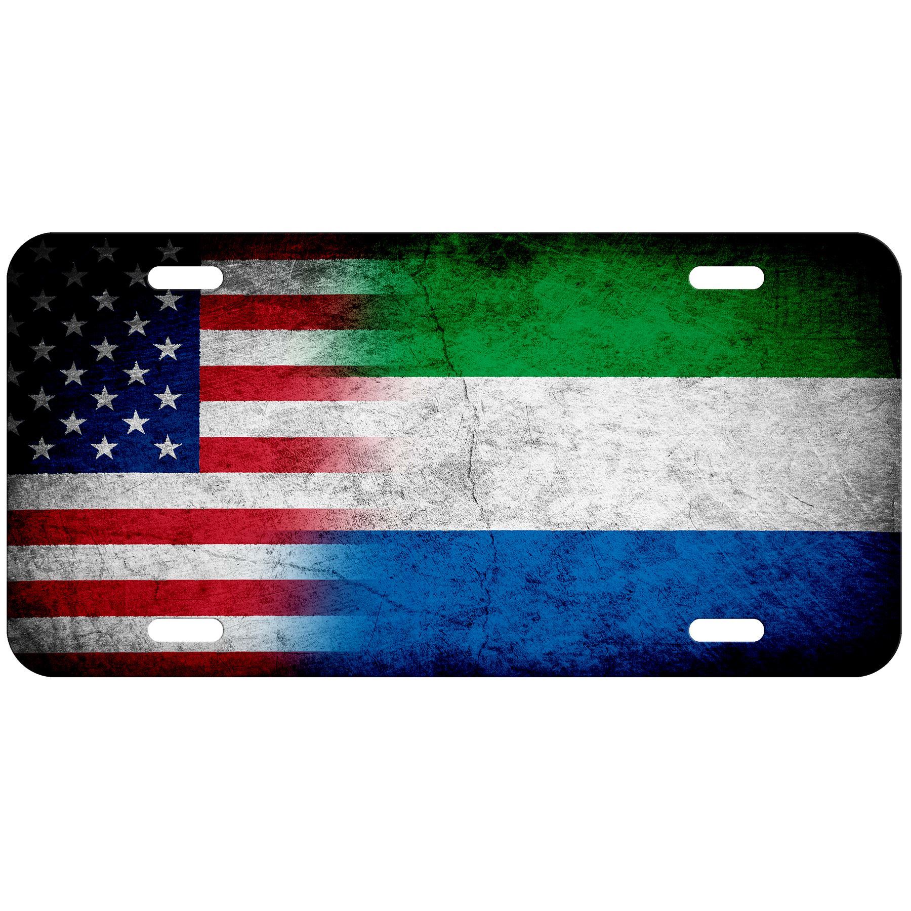 Aluminum License Plate - Flag of Sierra Leone (Leonean) - Many Options - Picture 5 of 10