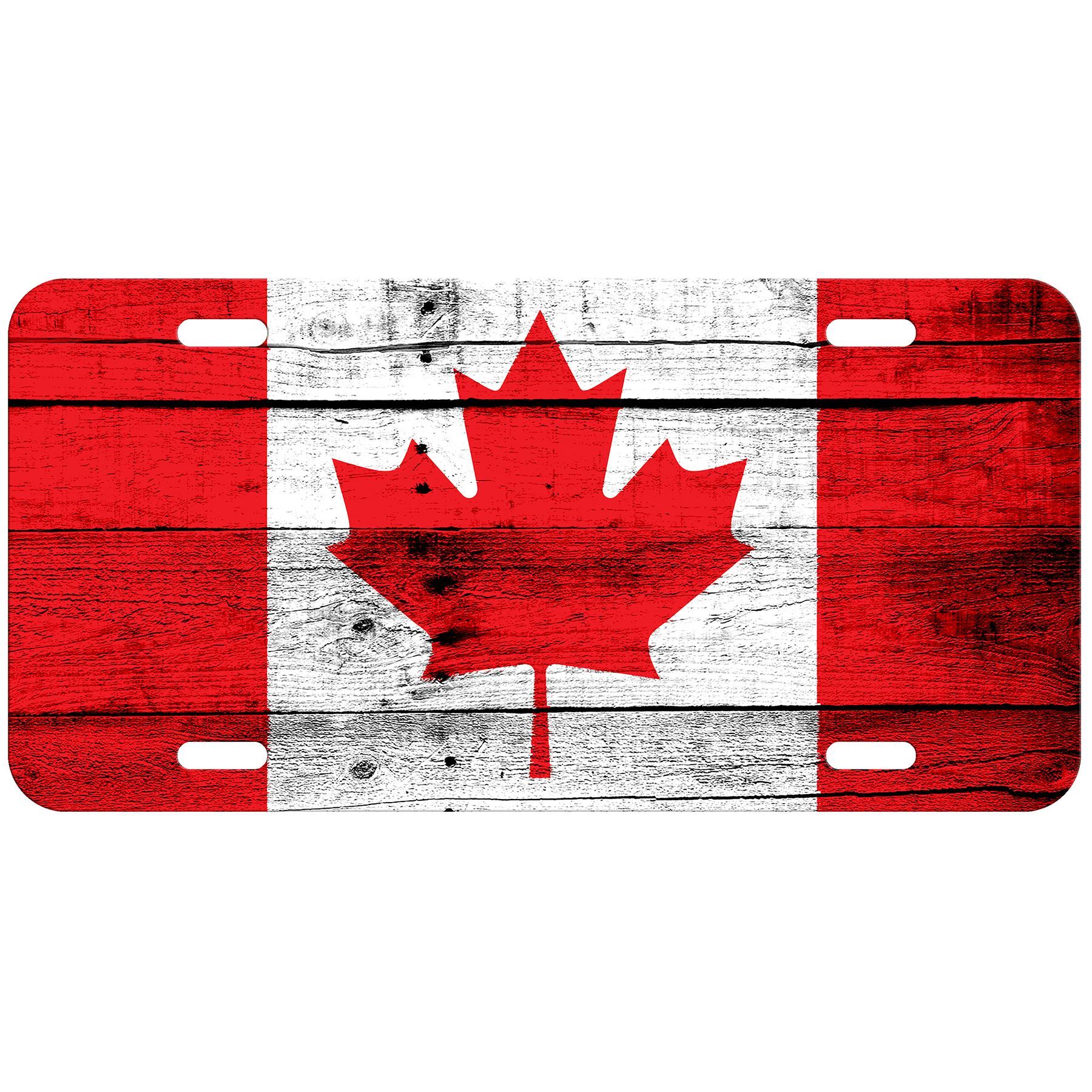 Hochwertiges Aluminium-Nummernschild - Flagge von Kanada (Kanadisch) - viele Optionen - Bild 9 von 10