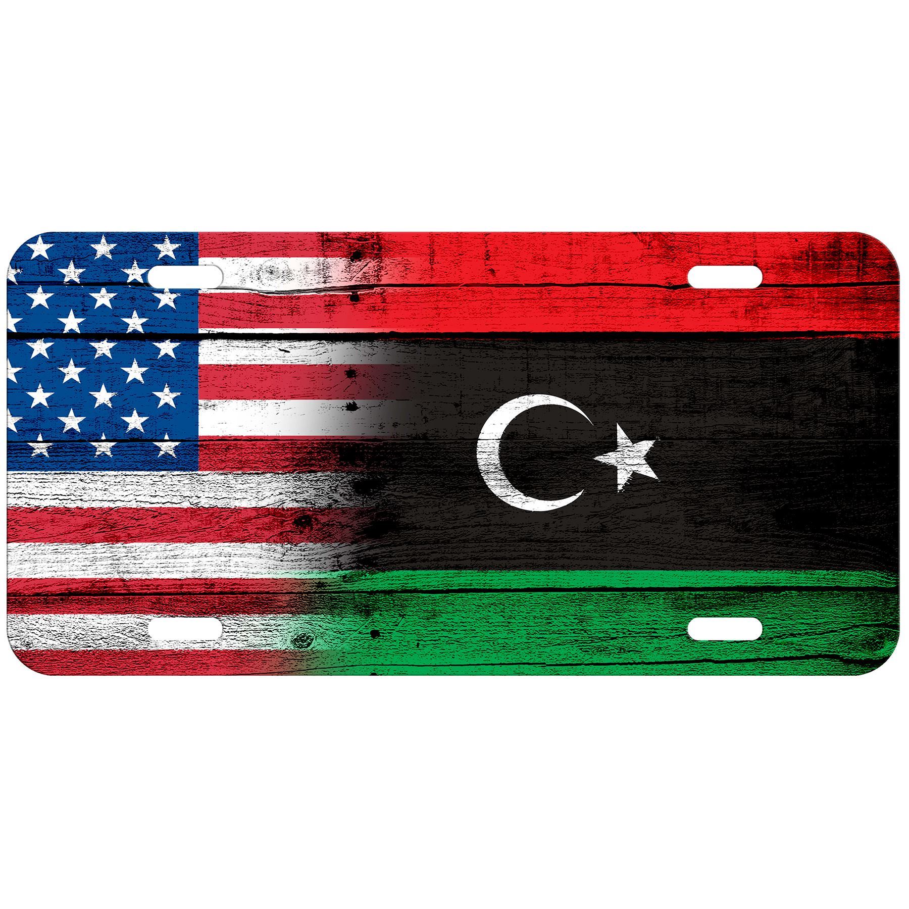 High Grade Aluminum License Plate - Flag of Libya (Libyan) - Many Options - Picture 10 of 10