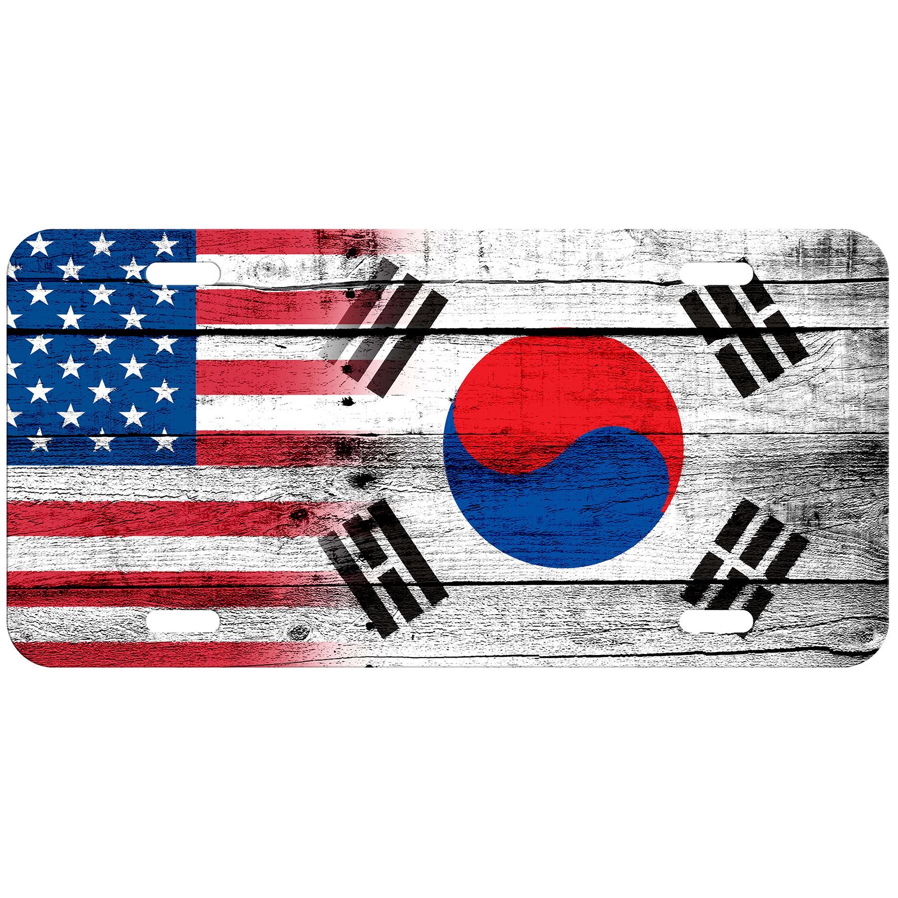 Matrícula de aluminio de alta calidad - Bandera de Corea del Sur (coreano) - Muchas opciones - Imagen 10 de 10