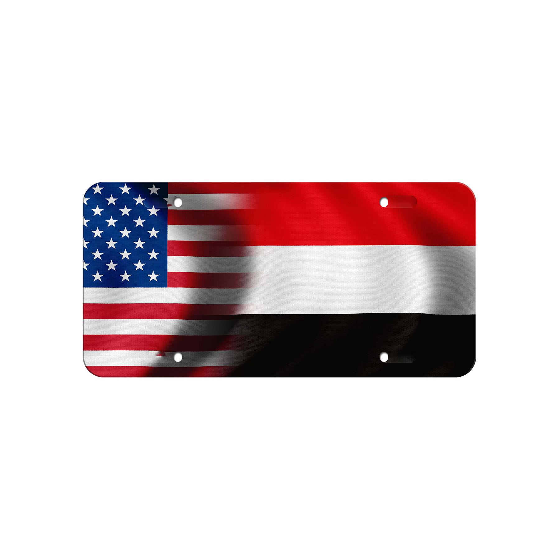 High Grade Aluminum License Plate - Flag of Yemen (Yemeni) - Many Options - Picture 8 of 10
