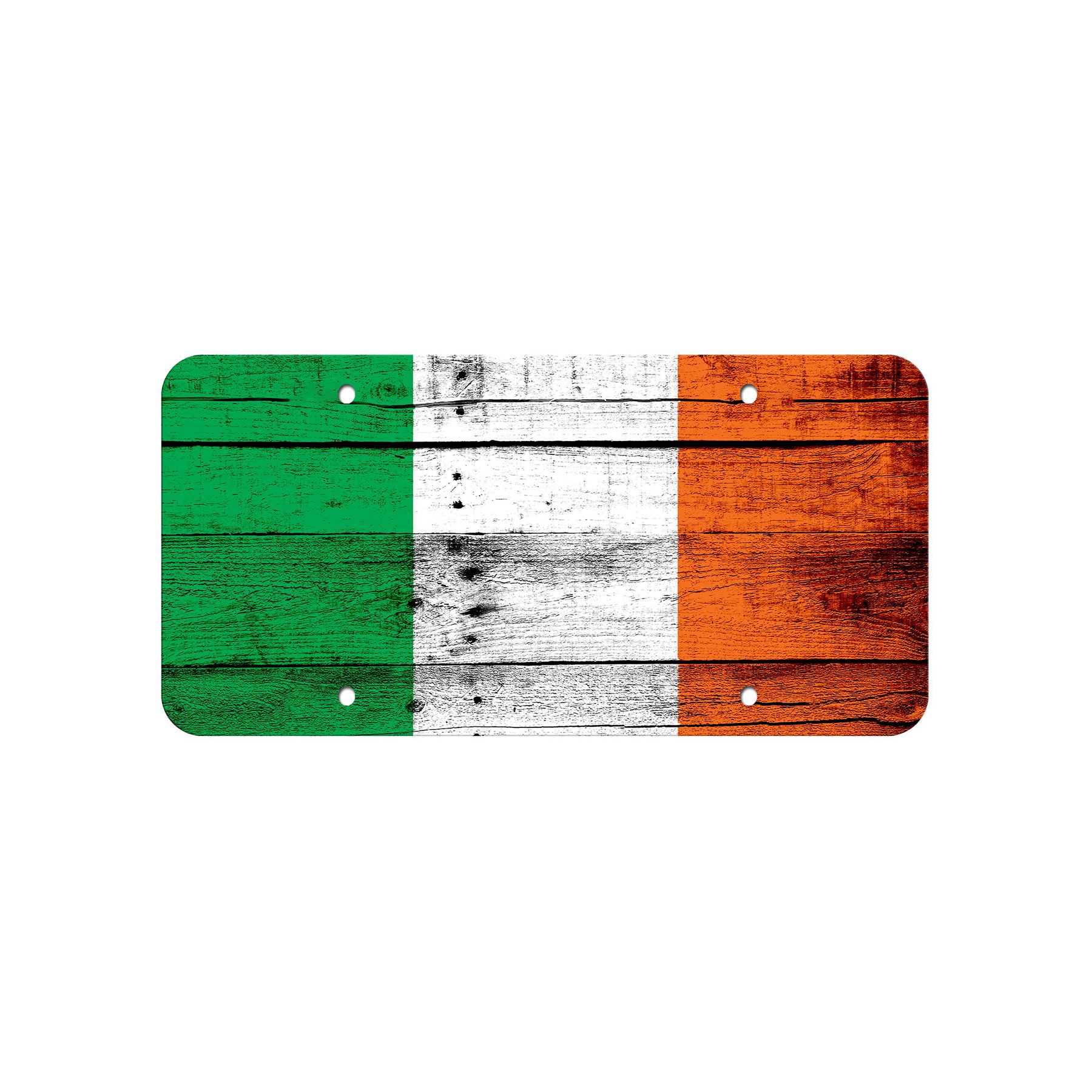 High Grade Aluminum License Plate - Flag of Ireland (Irish) - Many Options - Picture 9 of 10