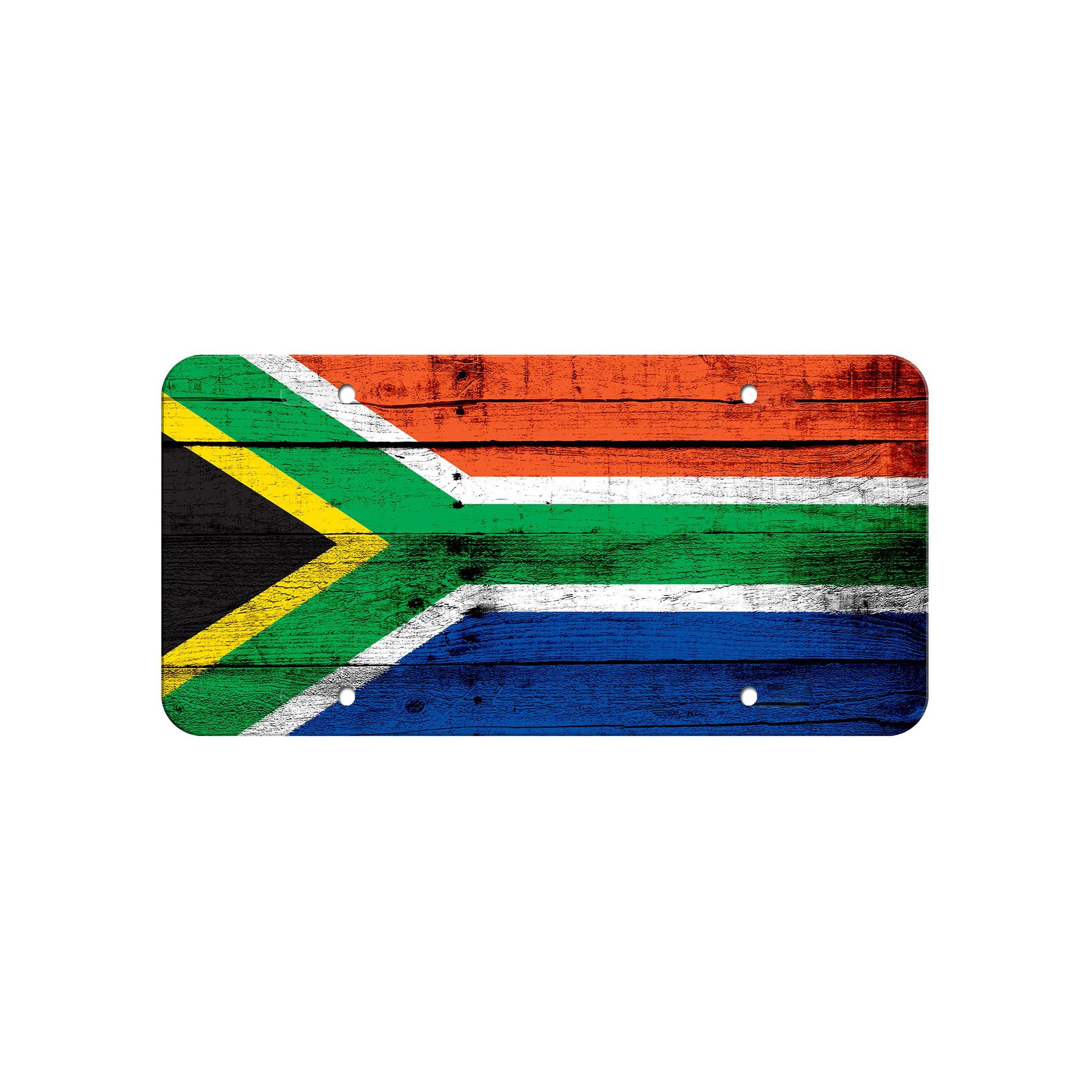 Aluminum License Plate - Flag of South Africa (African) - Many Options - Picture 9 of 10