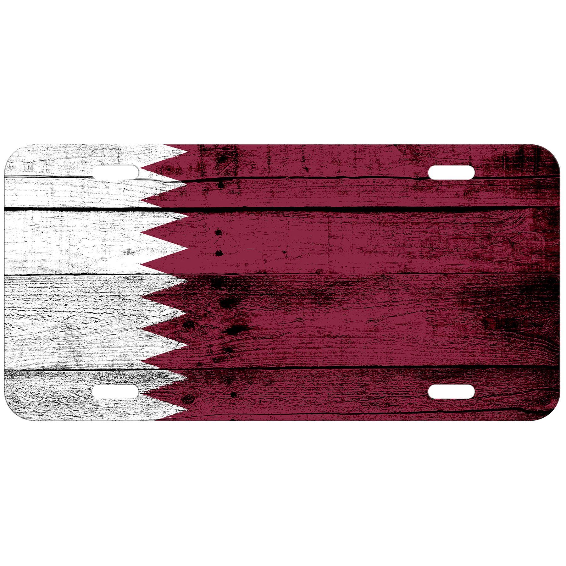 High Grade Aluminum License Plate - Flag of Qatar (Qatari) - Many Options - Picture 9 of 10