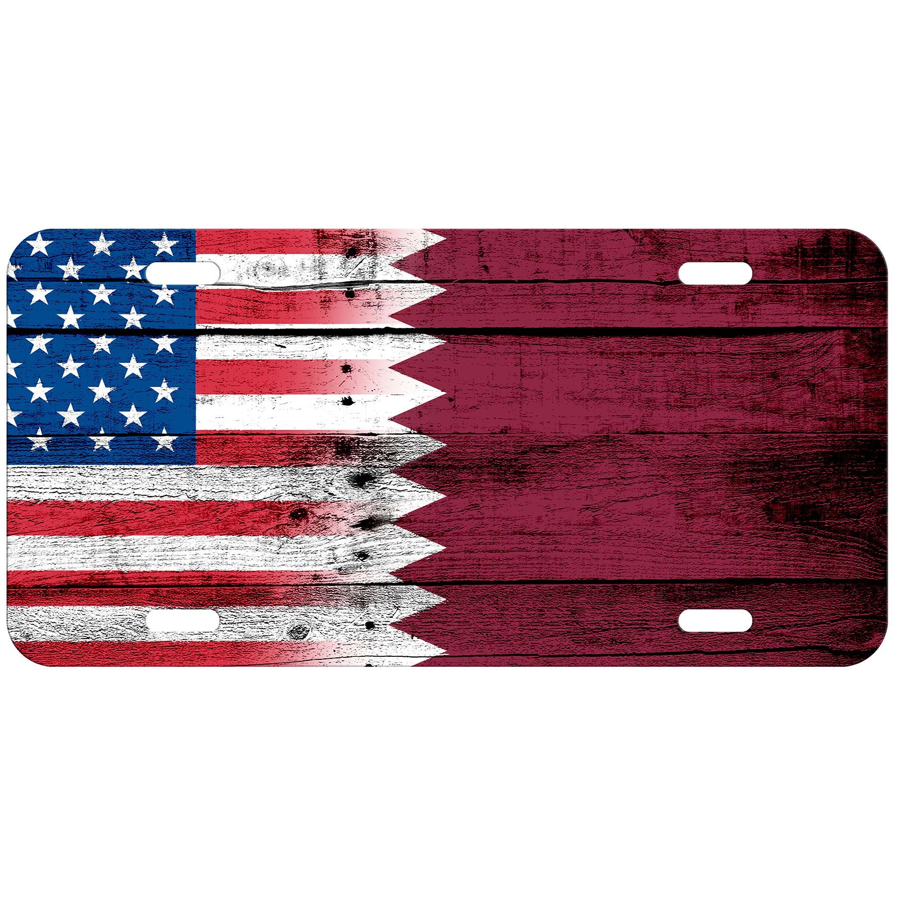 High Grade Aluminum License Plate - Flag of Qatar (Qatari) - Many Options - Picture 10 of 10