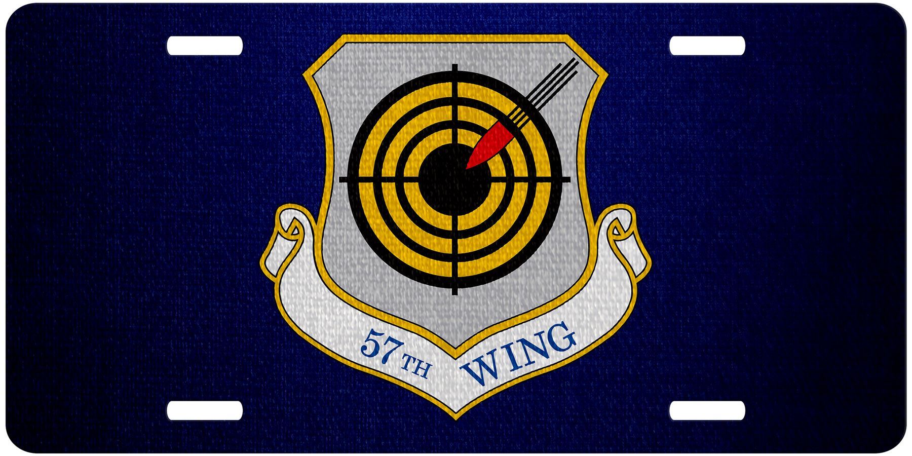 Hochwertiges Aluminium-Nummernschild - US Air Force Divisions - viele Optionen - Bild 5 von 18