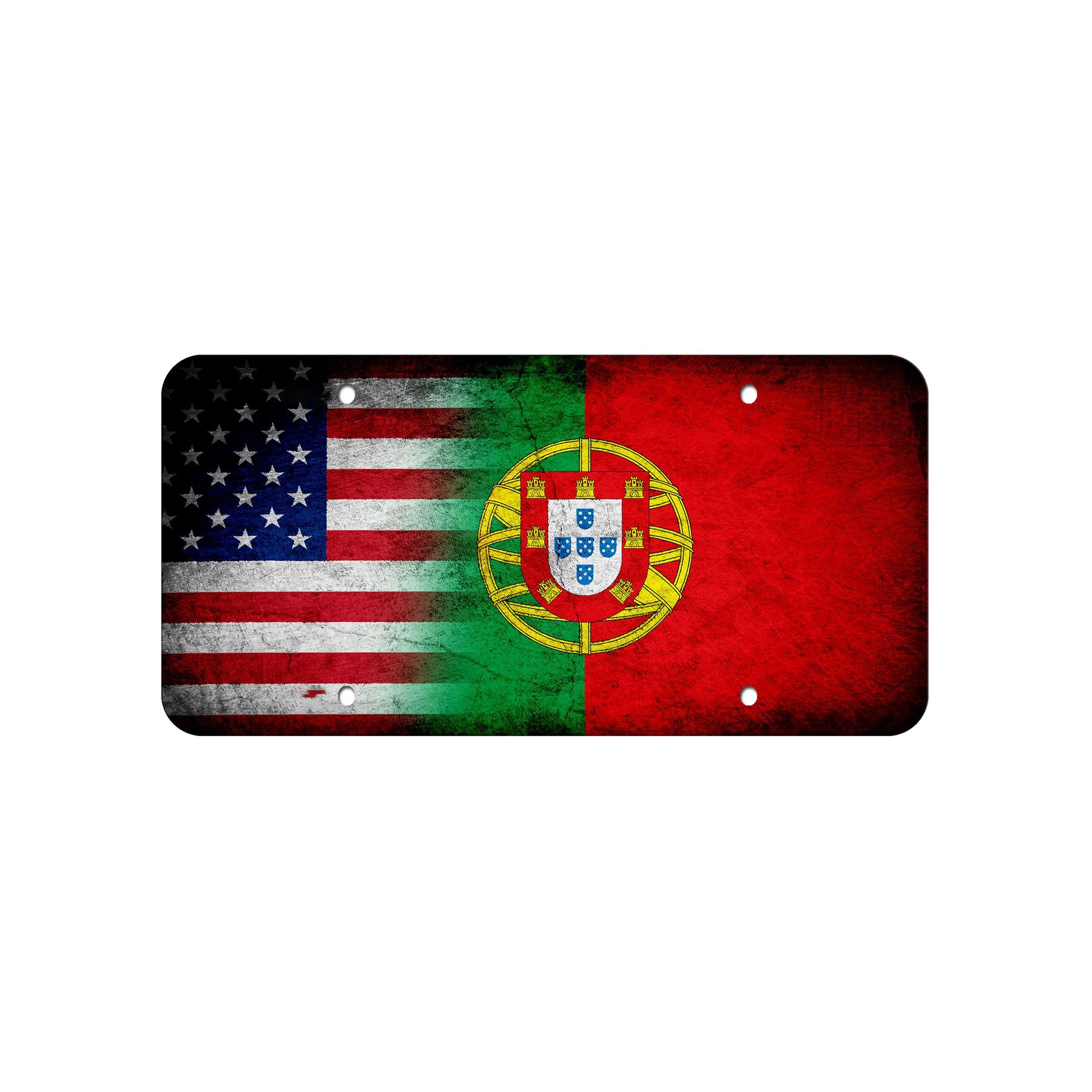 High Grade Aluminum License Plate - Flag of Portugal (Portuguese) - Many Options - Picture 5 of 10