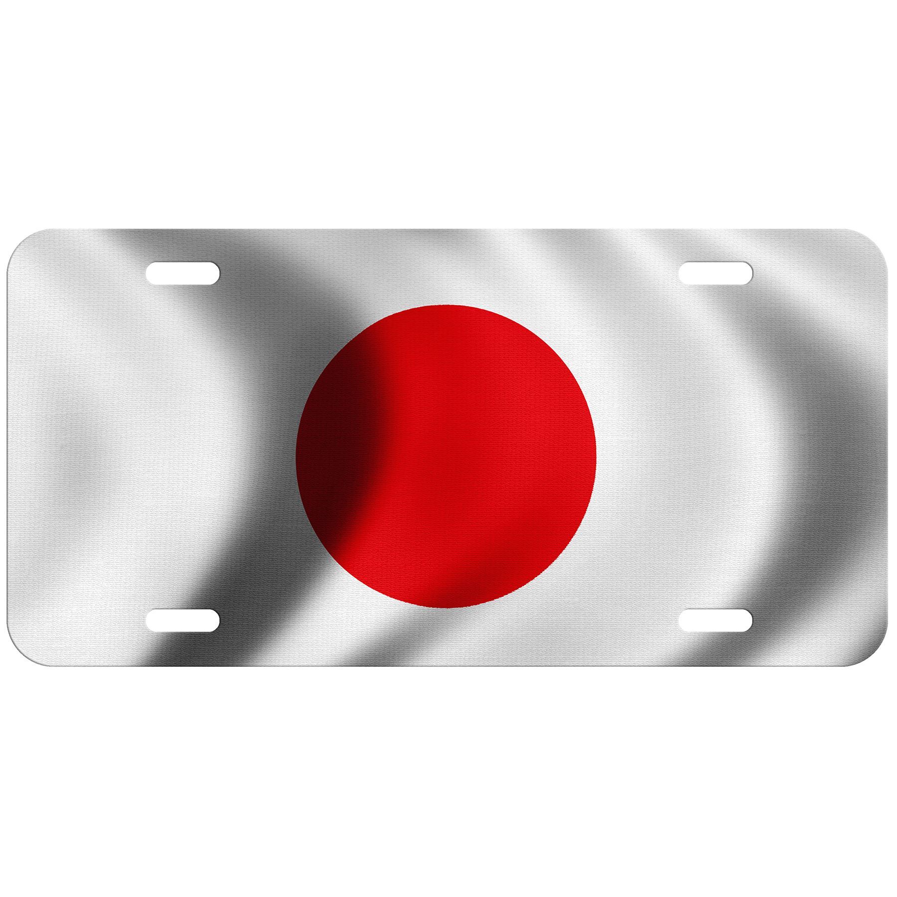 High Grade Aluminum License Plate - Flag of Japan (Japanese) - Many Options - Picture 7 of 10