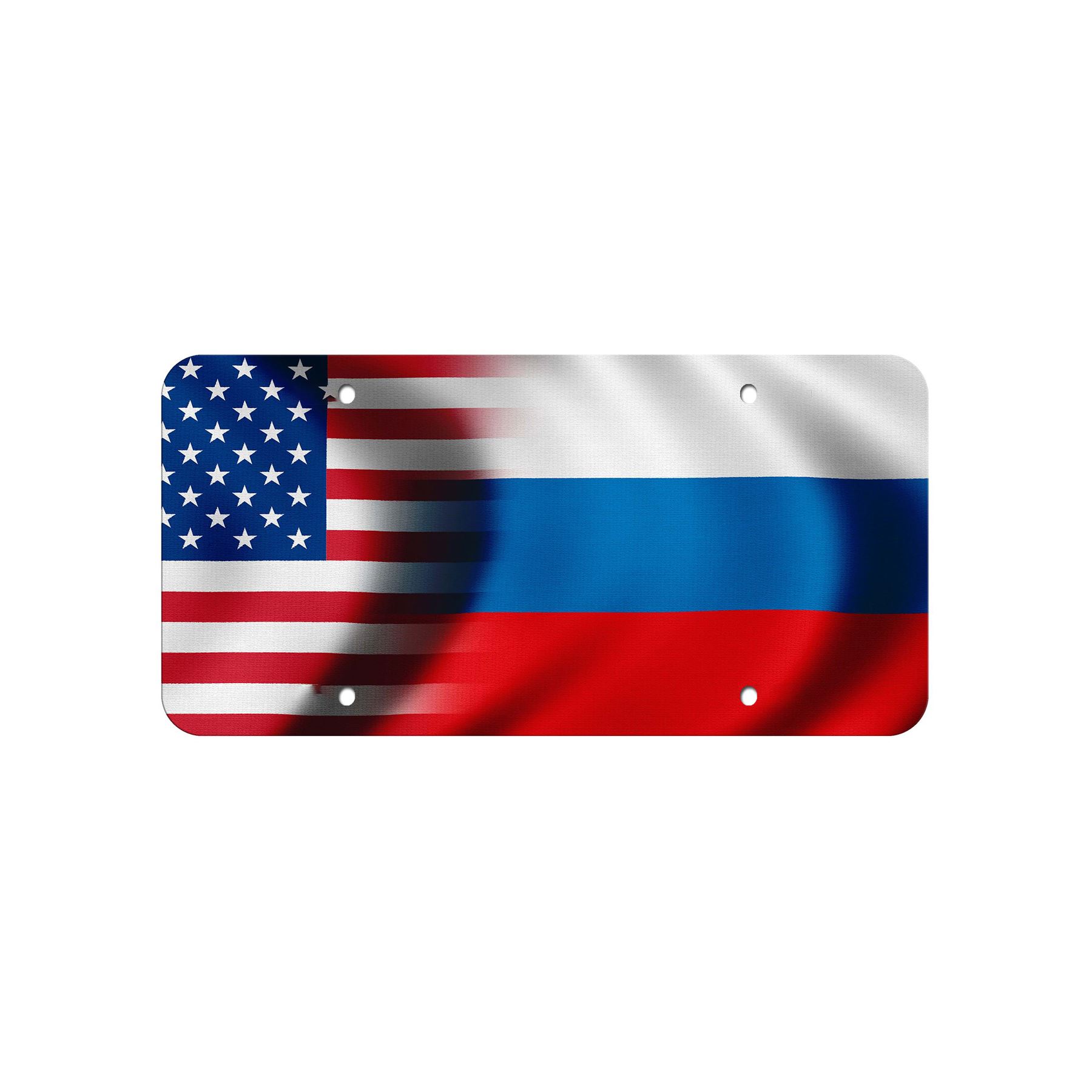 Targa in alluminio - bandiera della Federazione Russa Russia - molte opzioni - Foto 8 di 10