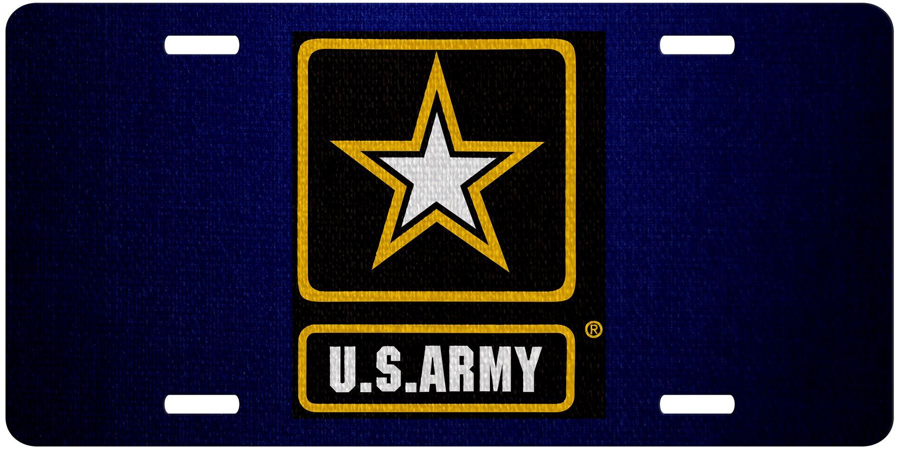 High Grade Aluminum License Plate - US Army Divisions - Many Options - Picture 15 of 17