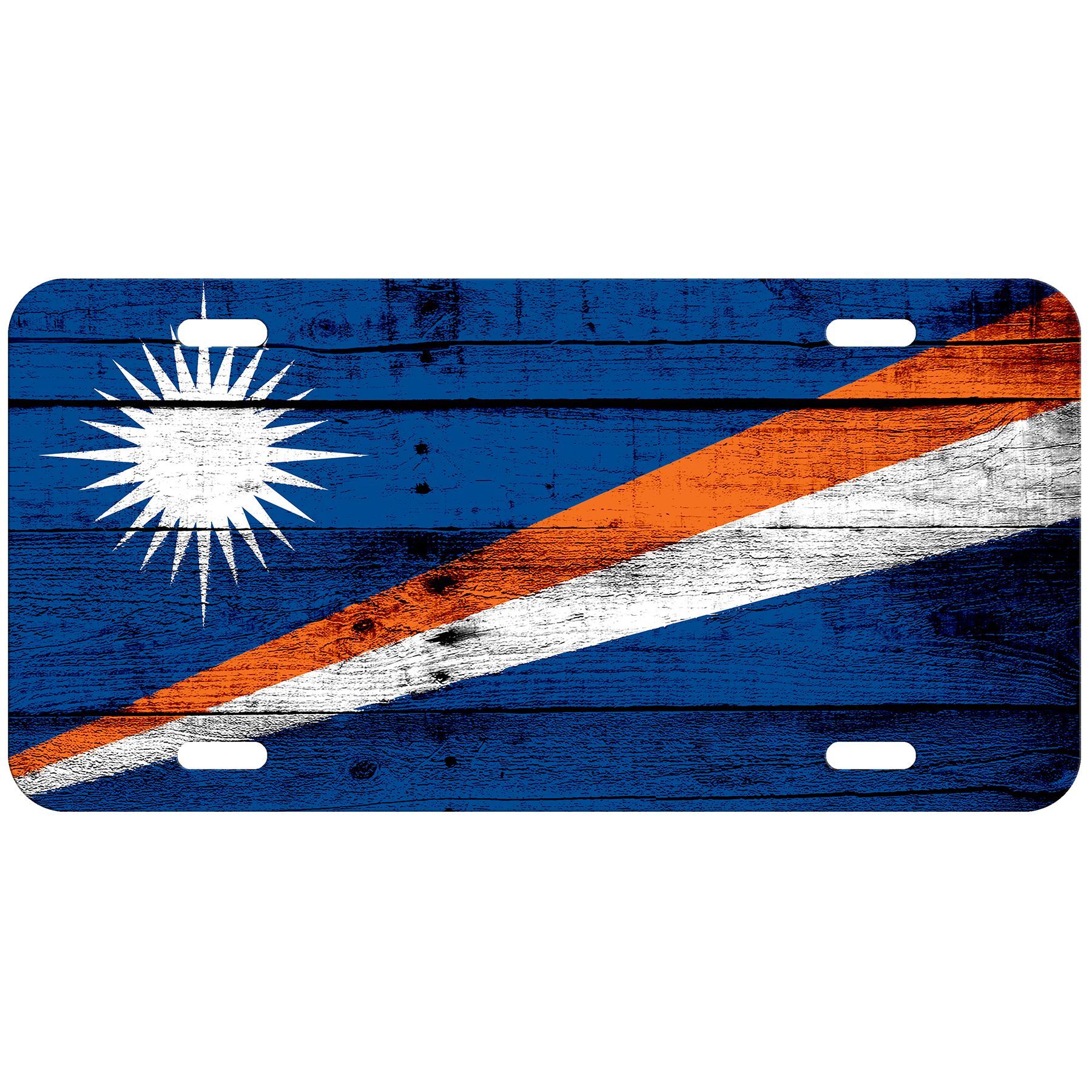Placa de aluminio de alta calidad - bandera de las Islas Marshall - muchas opciones - Imagen 9 de 10