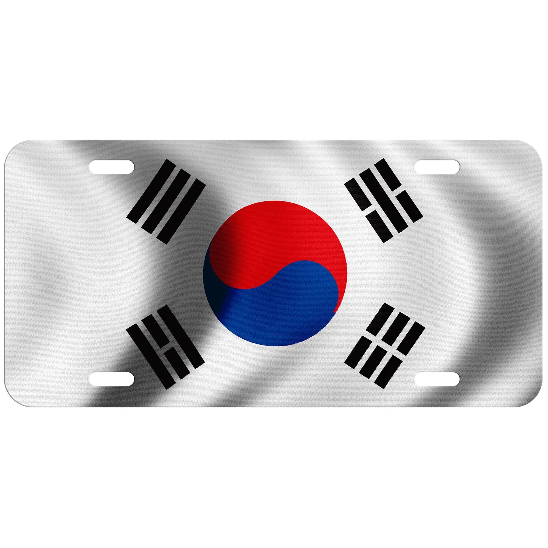 Matrícula de aluminio de alta calidad - Bandera de Corea del Sur (coreano) - Muchas opciones - Imagen 7 de 10