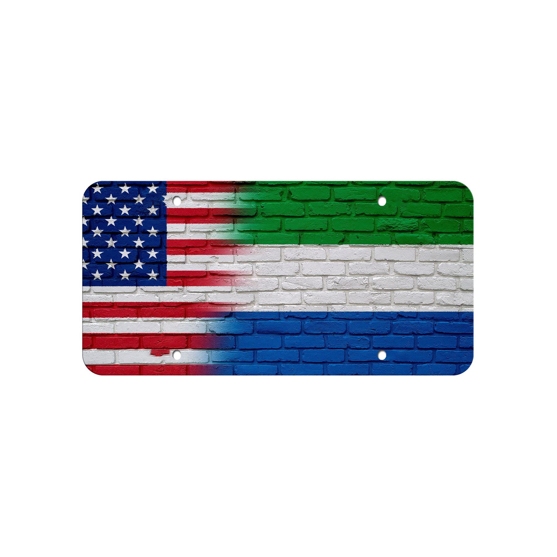 Aluminum License Plate - Flag of Sierra Leone (Leonean) - Many Options - Picture 3 of 10