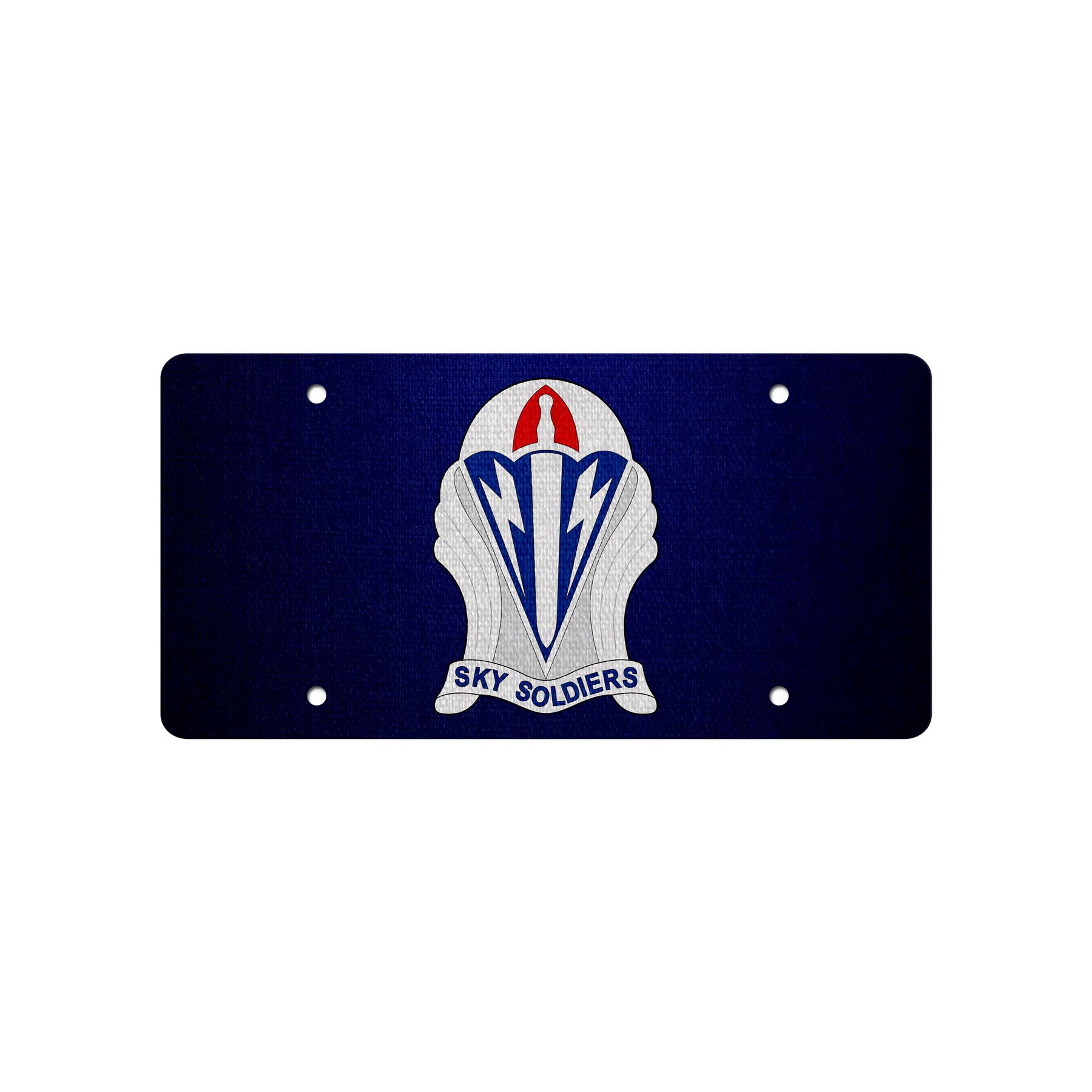High Grade Aluminum License Plate - US Army Divisions - Many Options - Picture 11 of 13