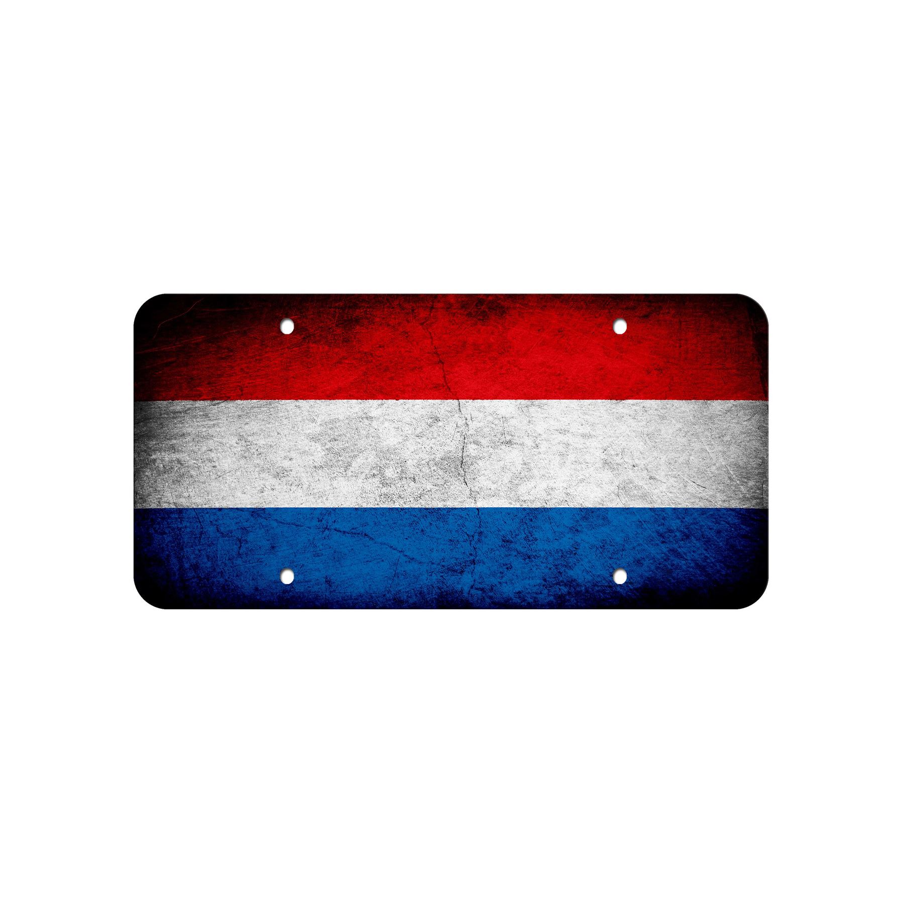 High Grade Aluminum License Plate - Flag of Netherlands (Dutch) - Many Options - Picture 4 of 10