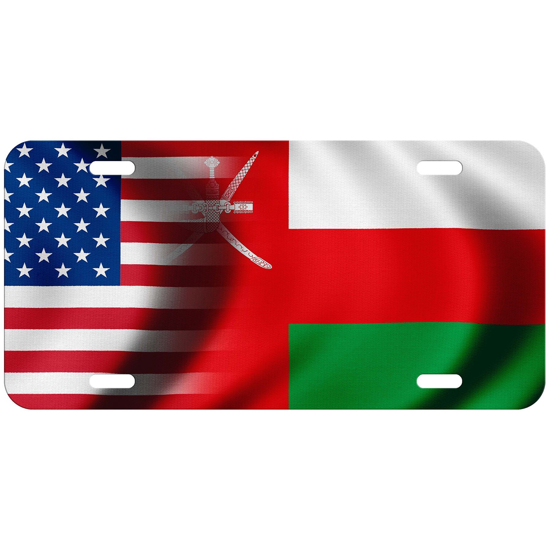High Grade Aluminum License Plate - Flag of Oman (Omani) - Many Options - Picture 8 of 10