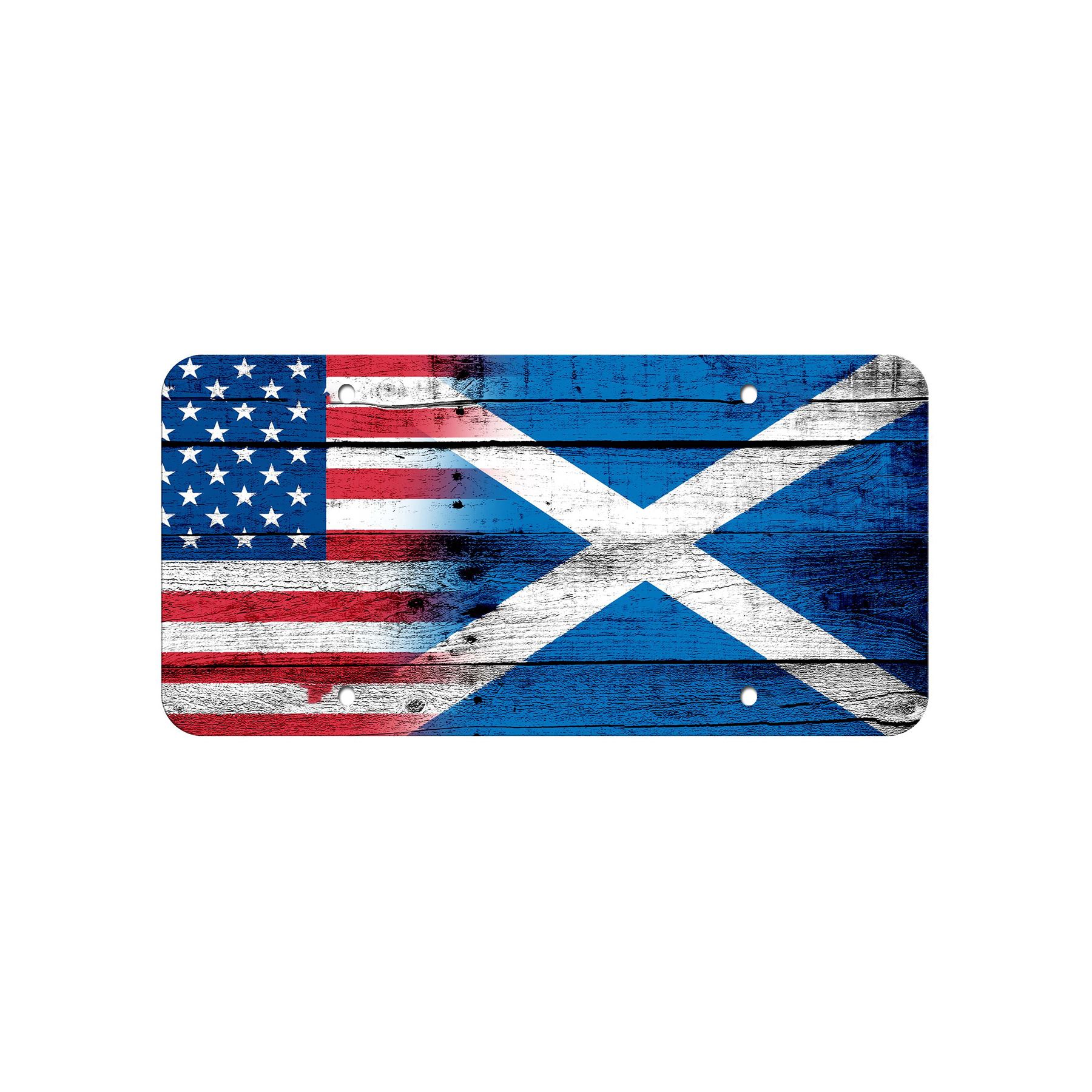 High Grade Aluminum License Plate - Flag of Scotland Scottish - Many Options - Picture 10 of 10