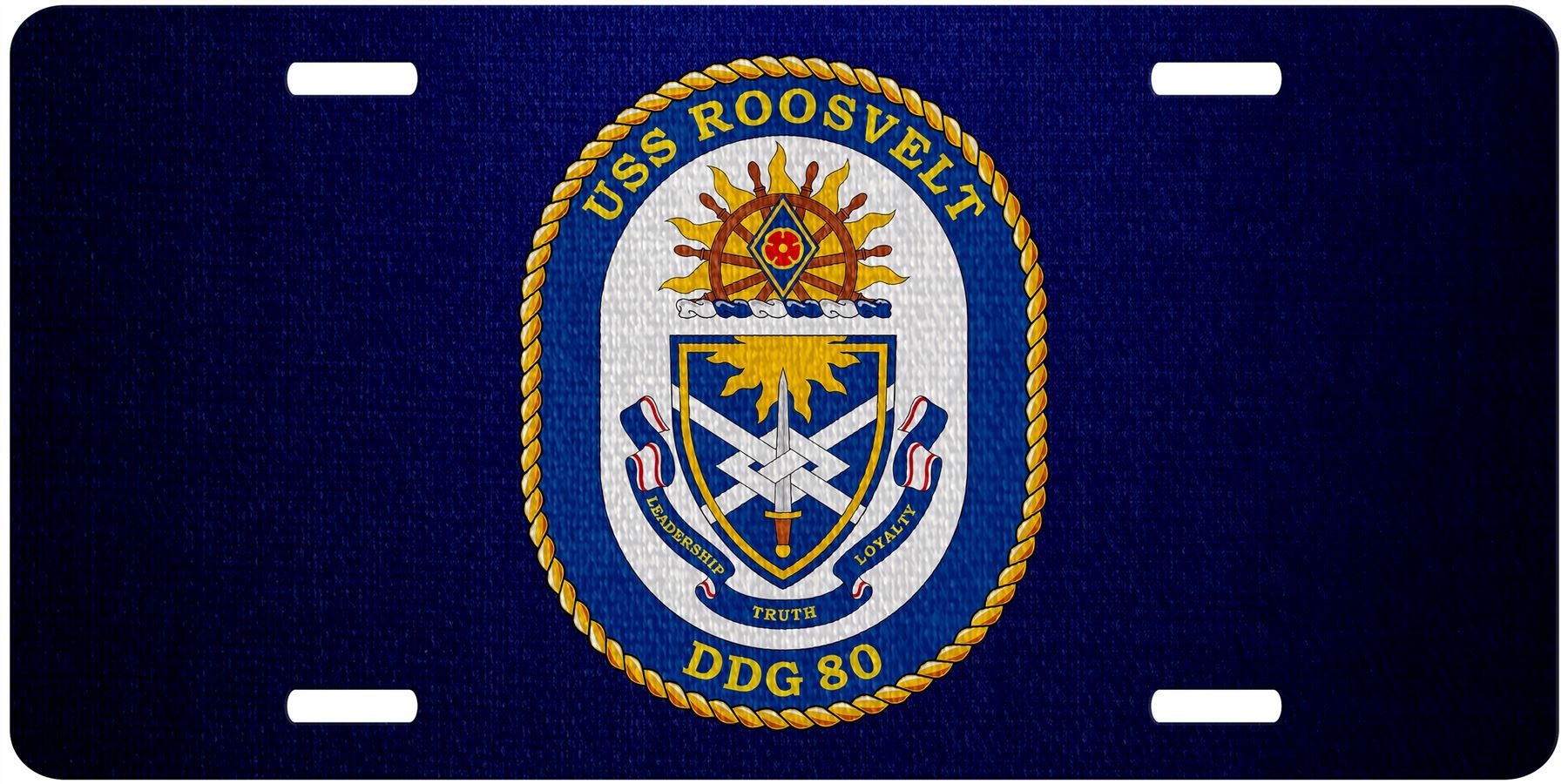 High Grade Aluminum License Plate - US Navy Divisions - Many Options - Picture 29 of 31